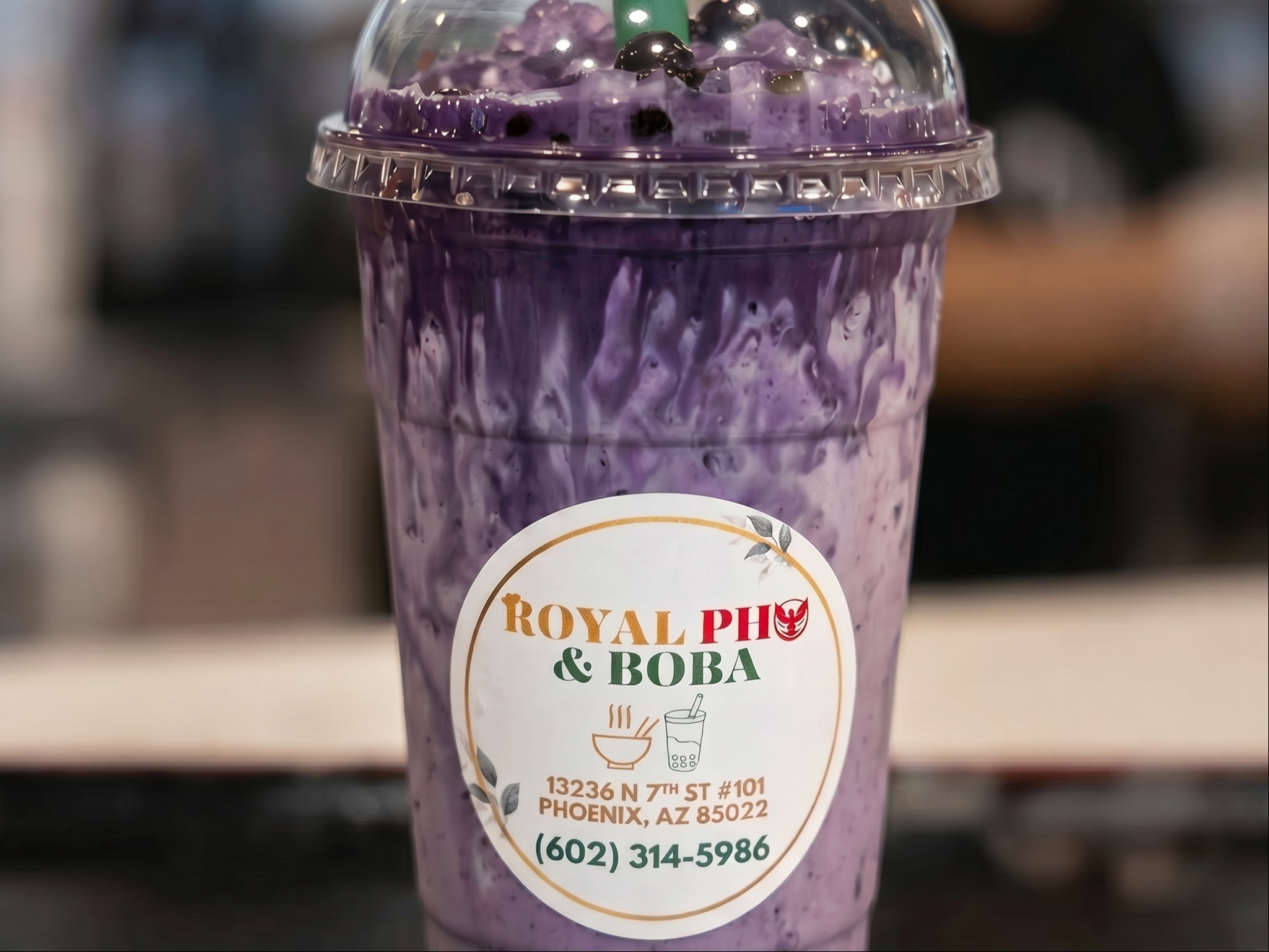 Ube Coffee.
