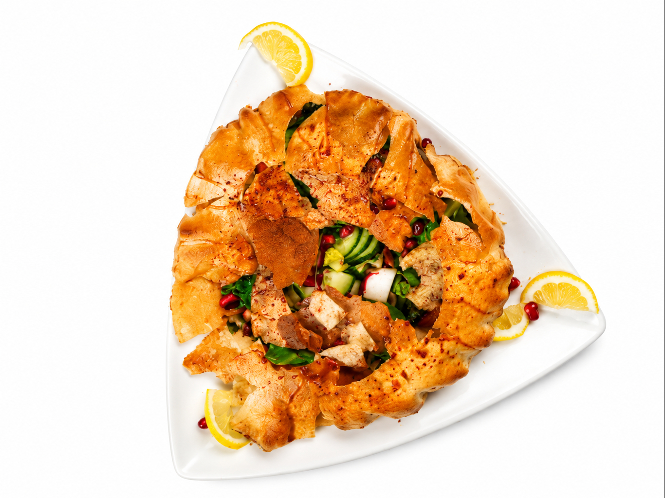 Special Large Fattoush Salad.