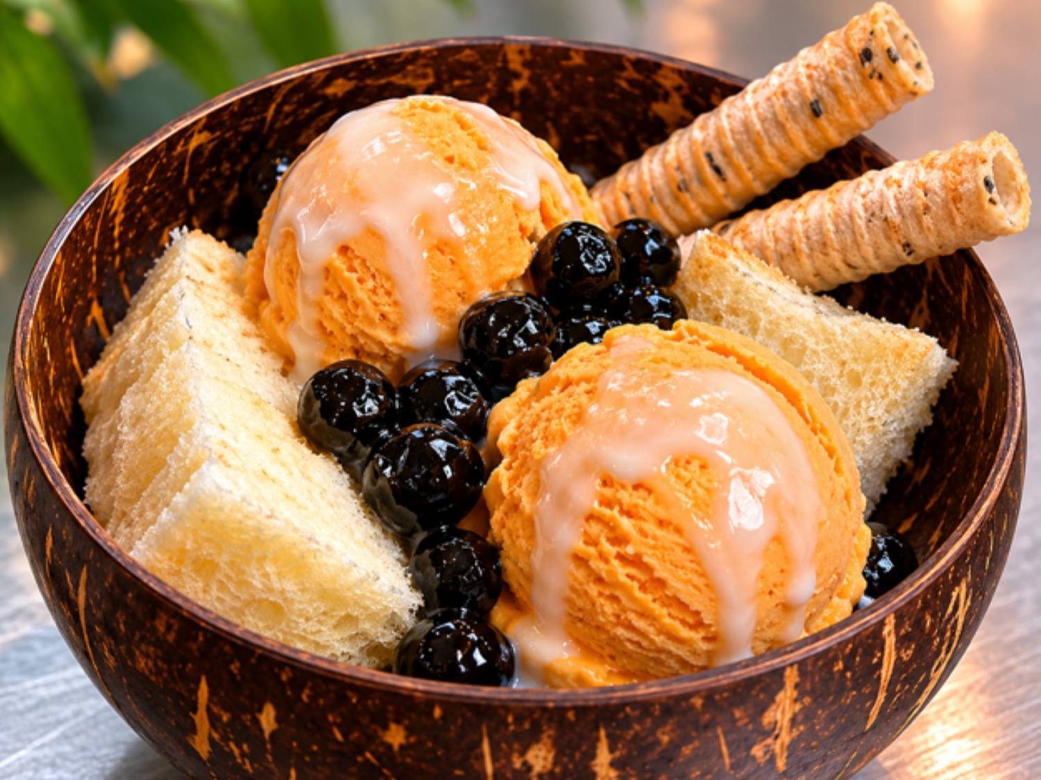 Thai Tea Ice Cream.