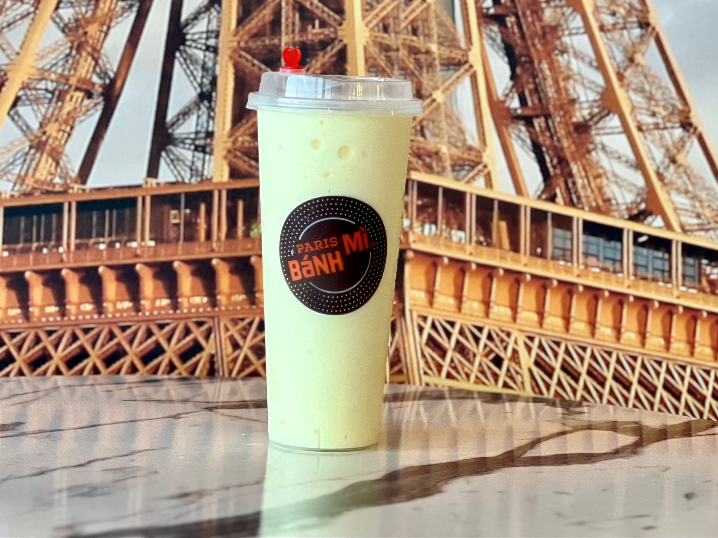 Pina Colada Milk Slush.