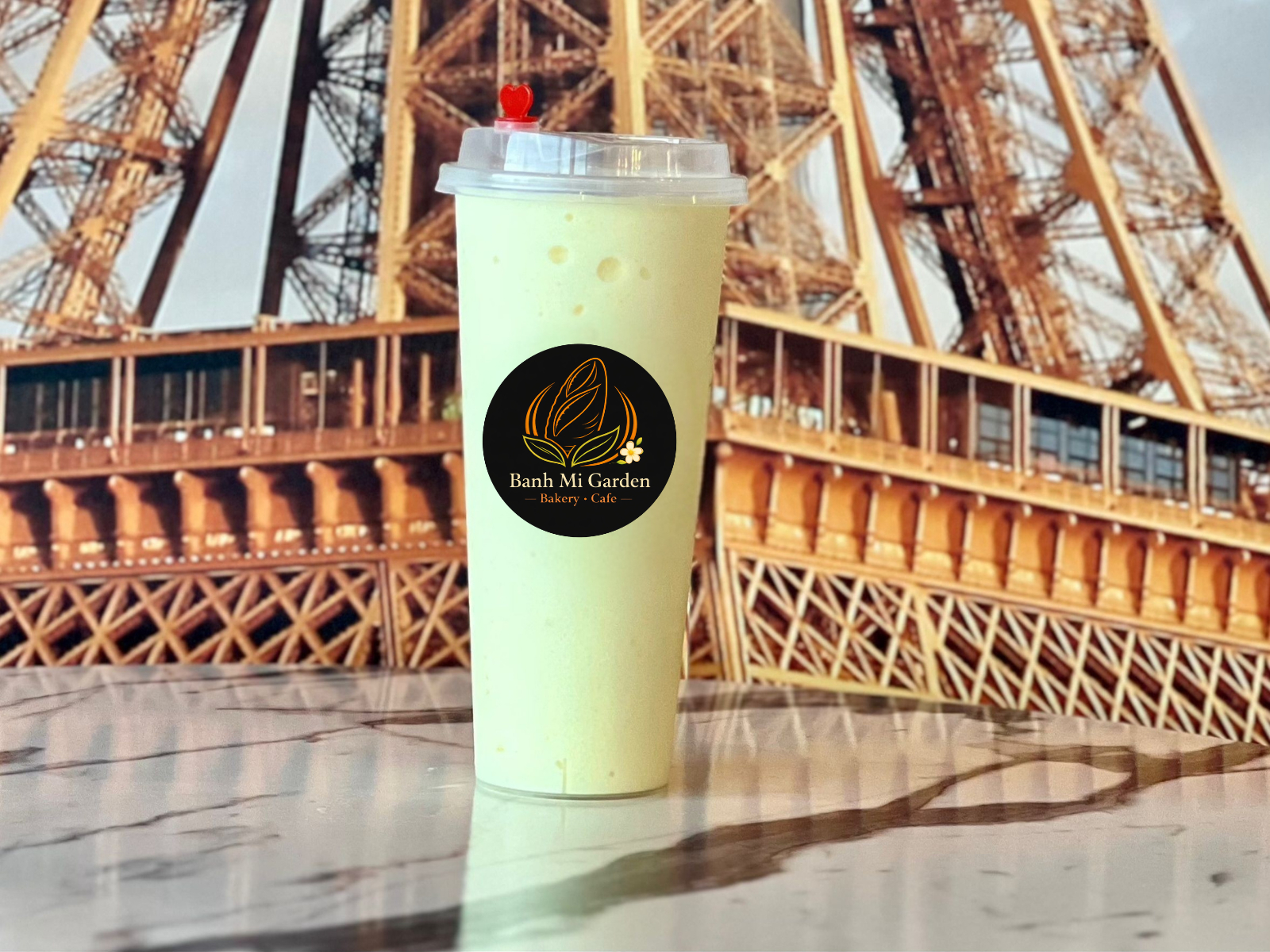 Pina Colada Milk Slush.