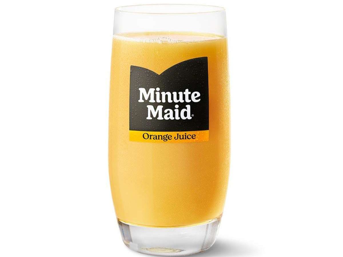 Minute Maid Apple Juice.