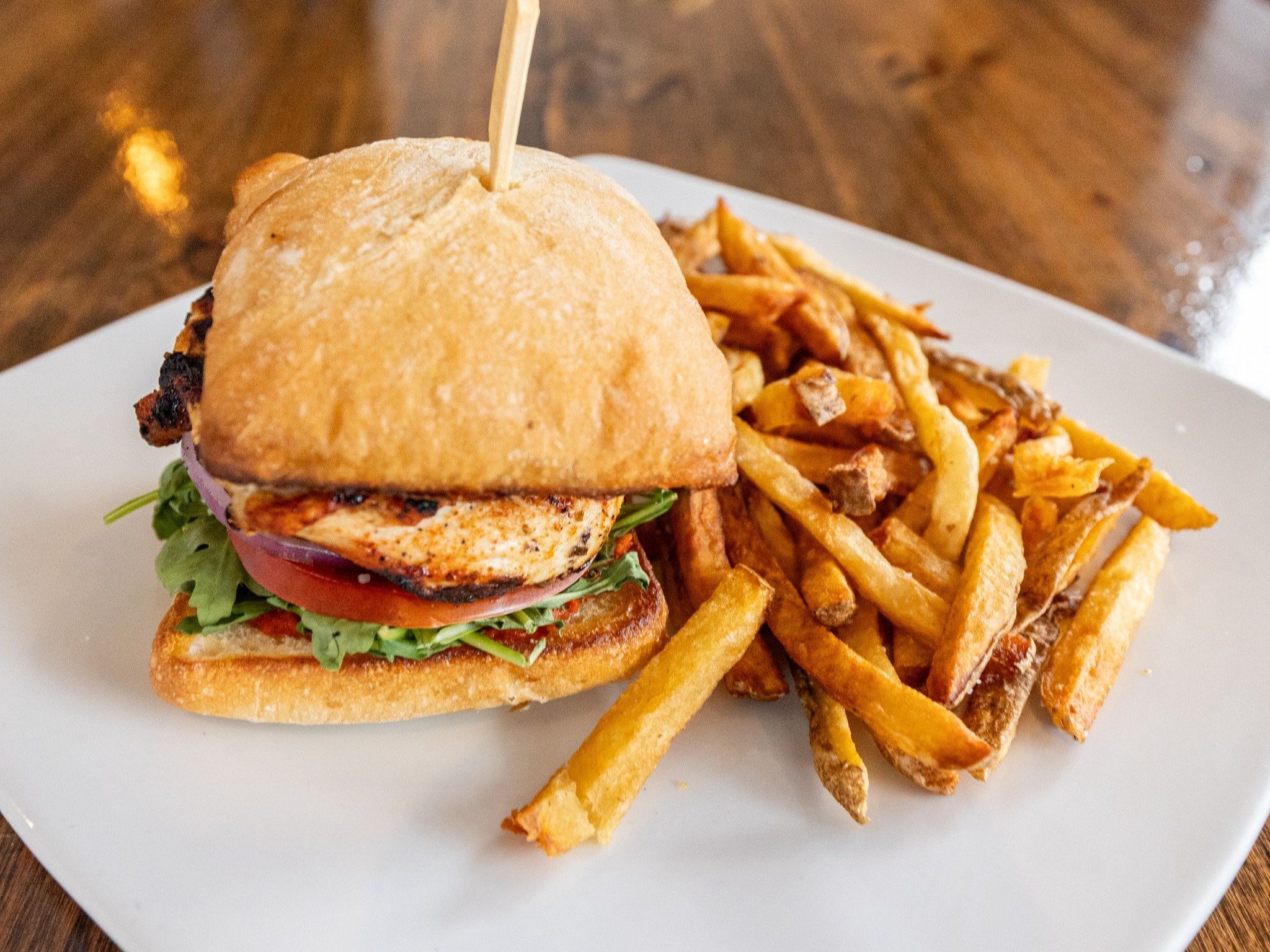 Bee's Favorite Chicken Sandwich.