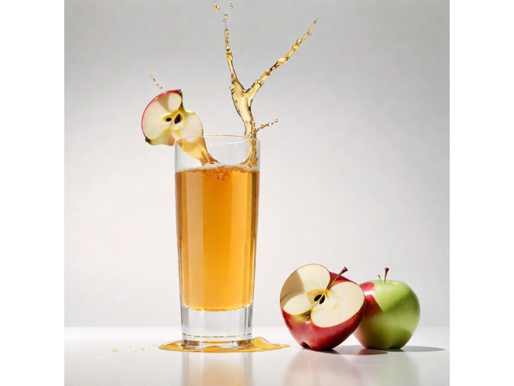 A12. Apple juice bottle.