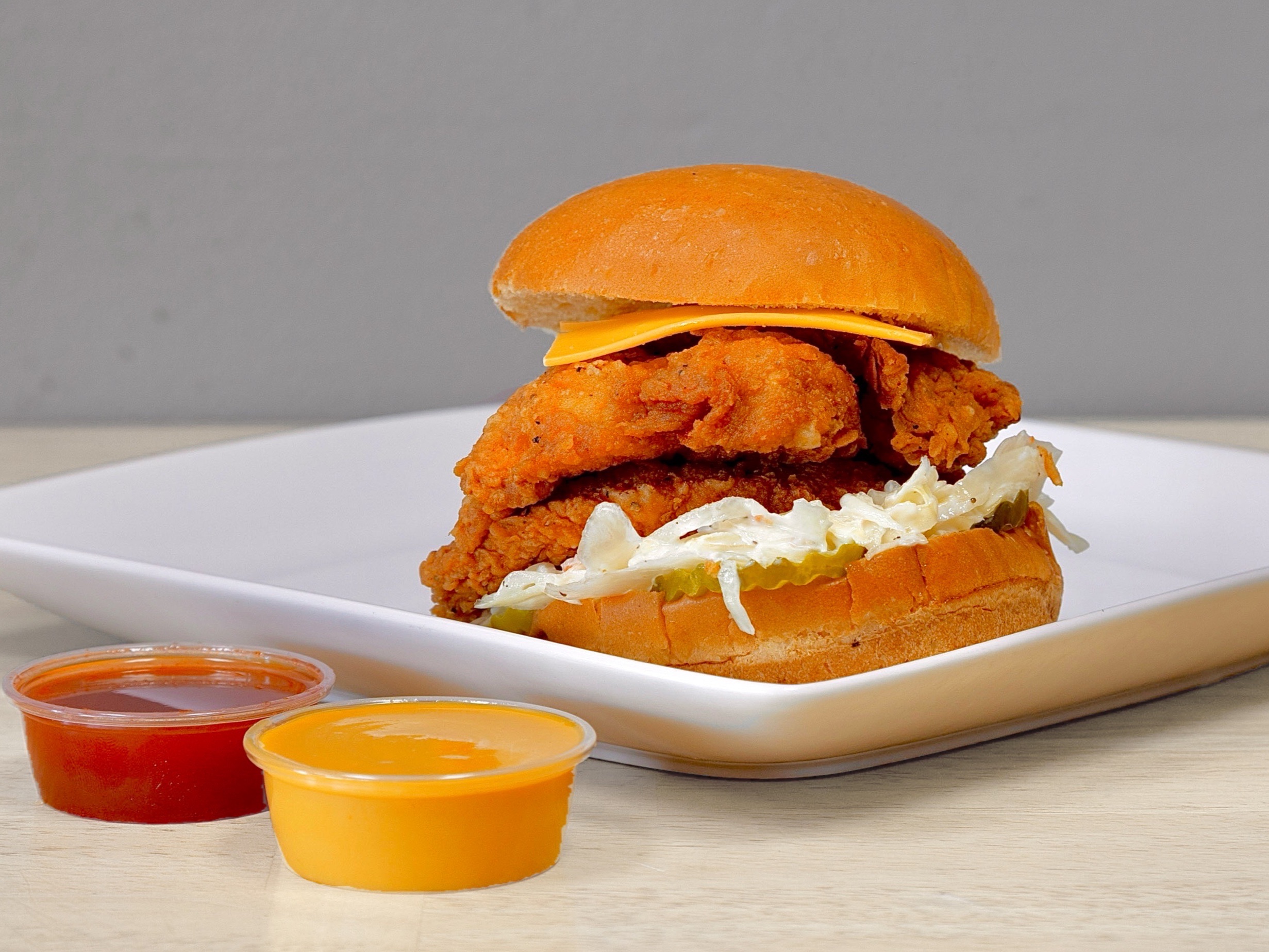 Nashville  Hot Chicken Sandwich & 1 Side.