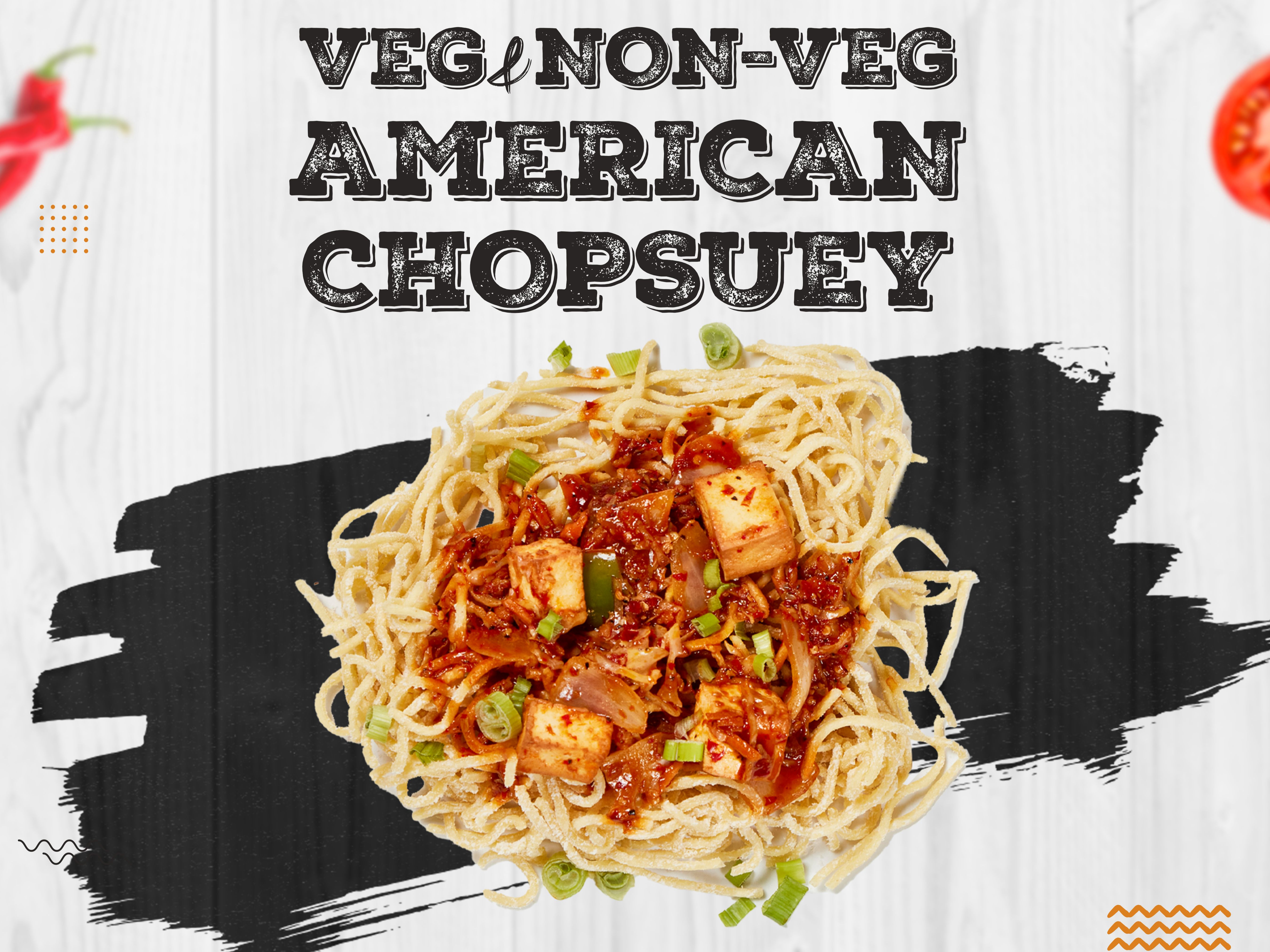 American Chopsuey w/Chicken.