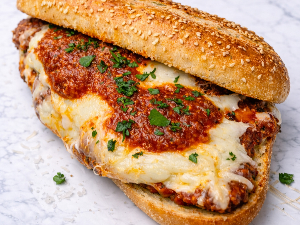 Chicken Cutlet Parm Hero