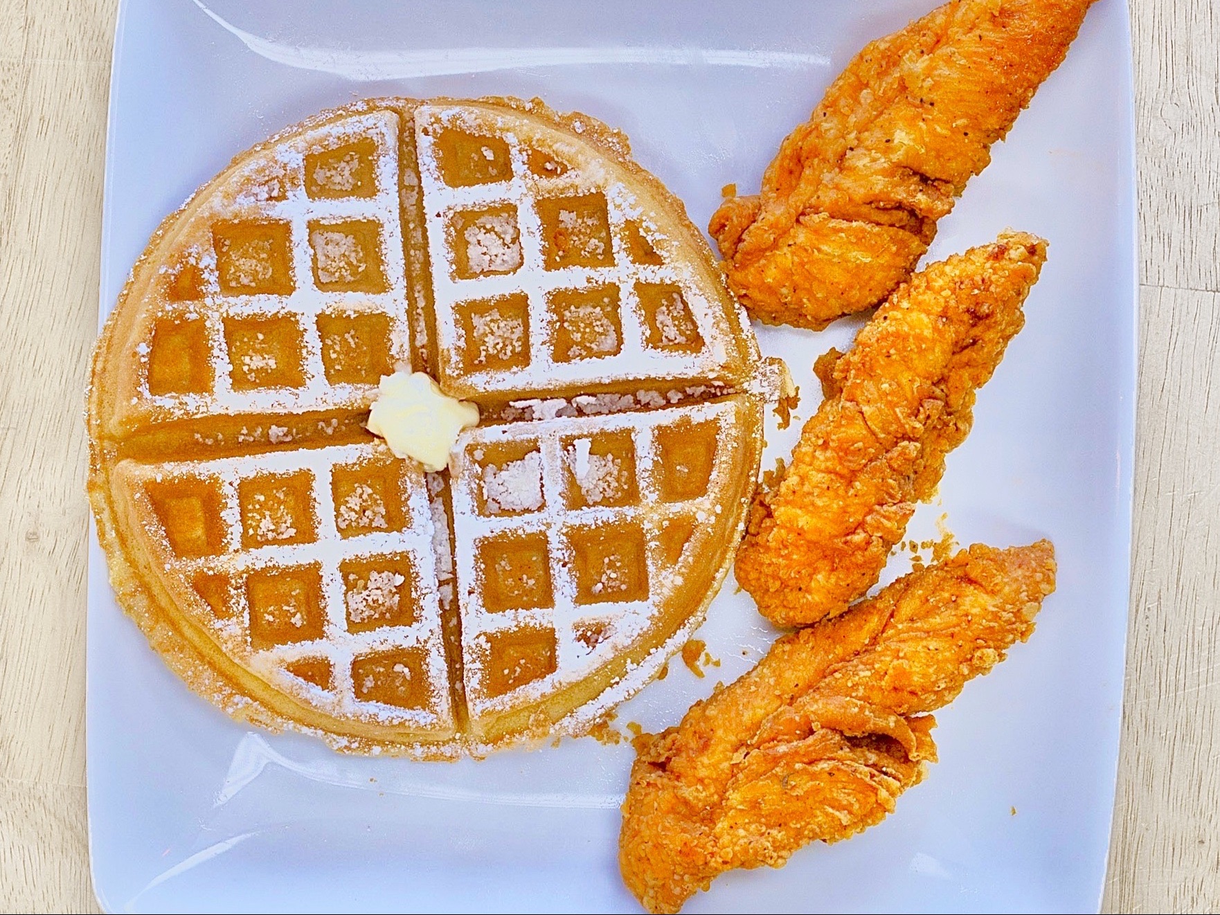 9 Tenders & 2 Waffles.