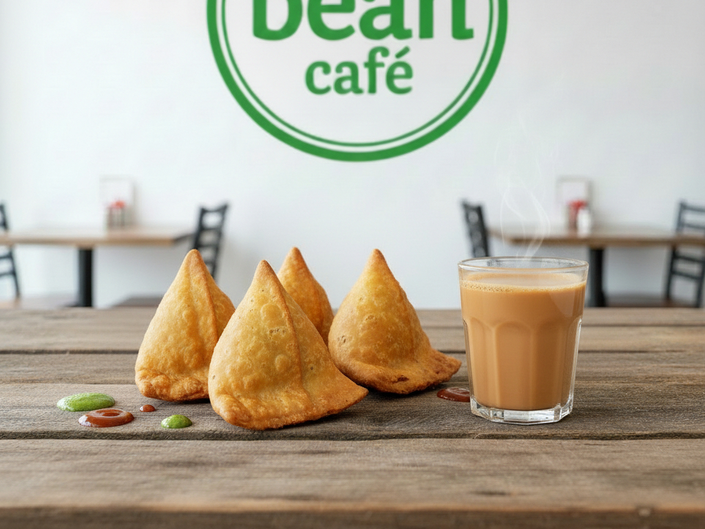Samosa With Spicy Chai.