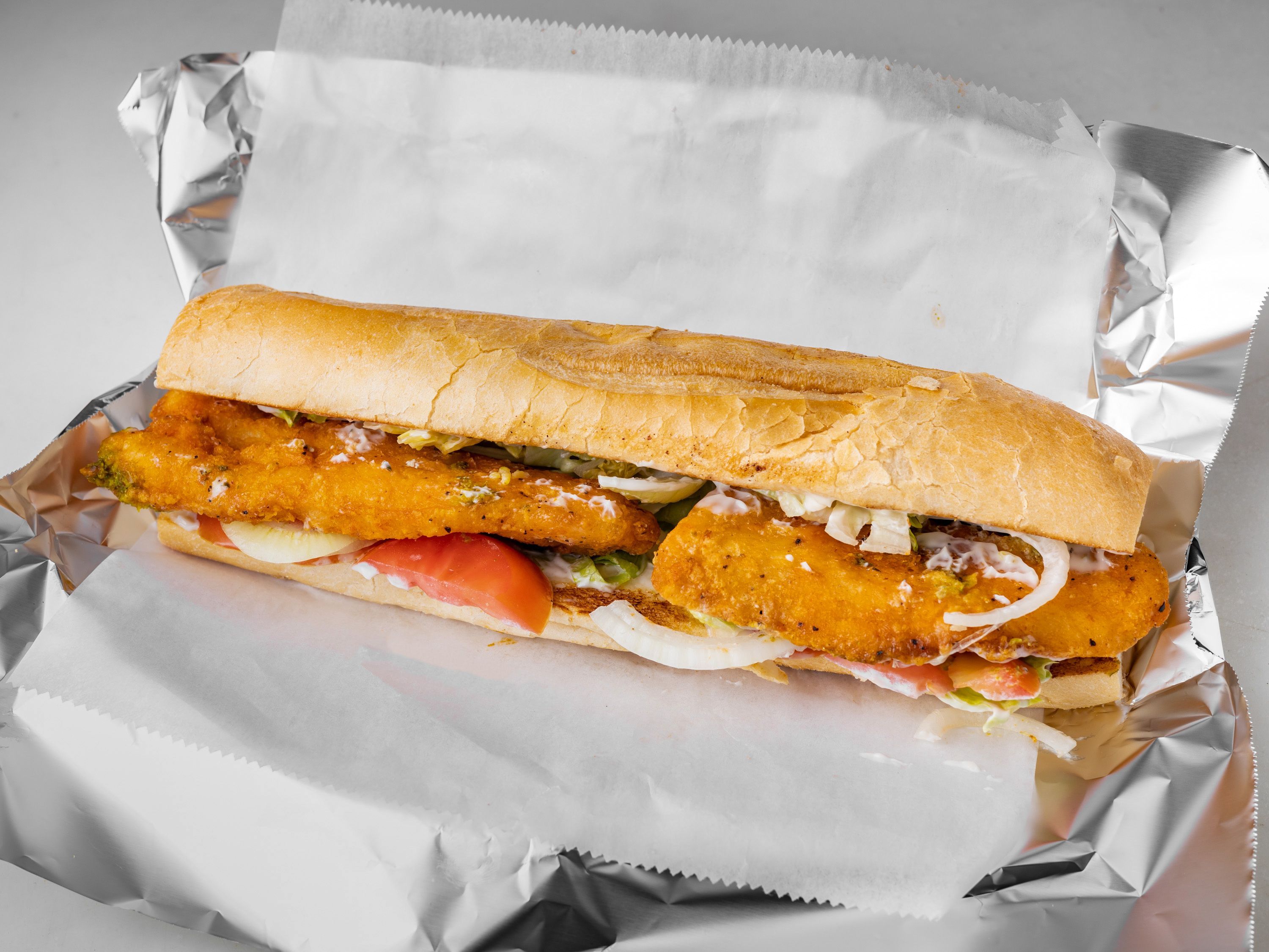 Whiting Fish Sandwich.