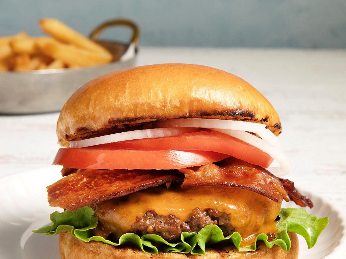 Ruggles Farm Burger Dinner.
