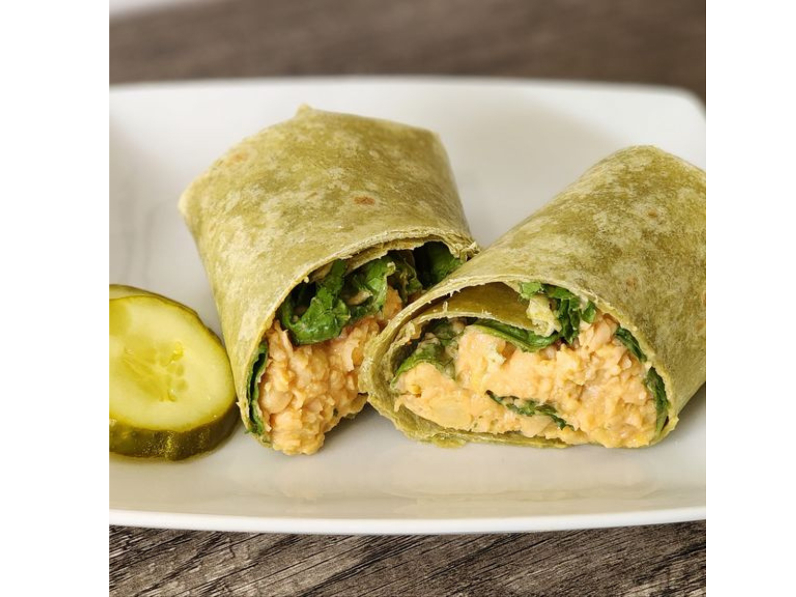 Buffalo Chickpea Wrap