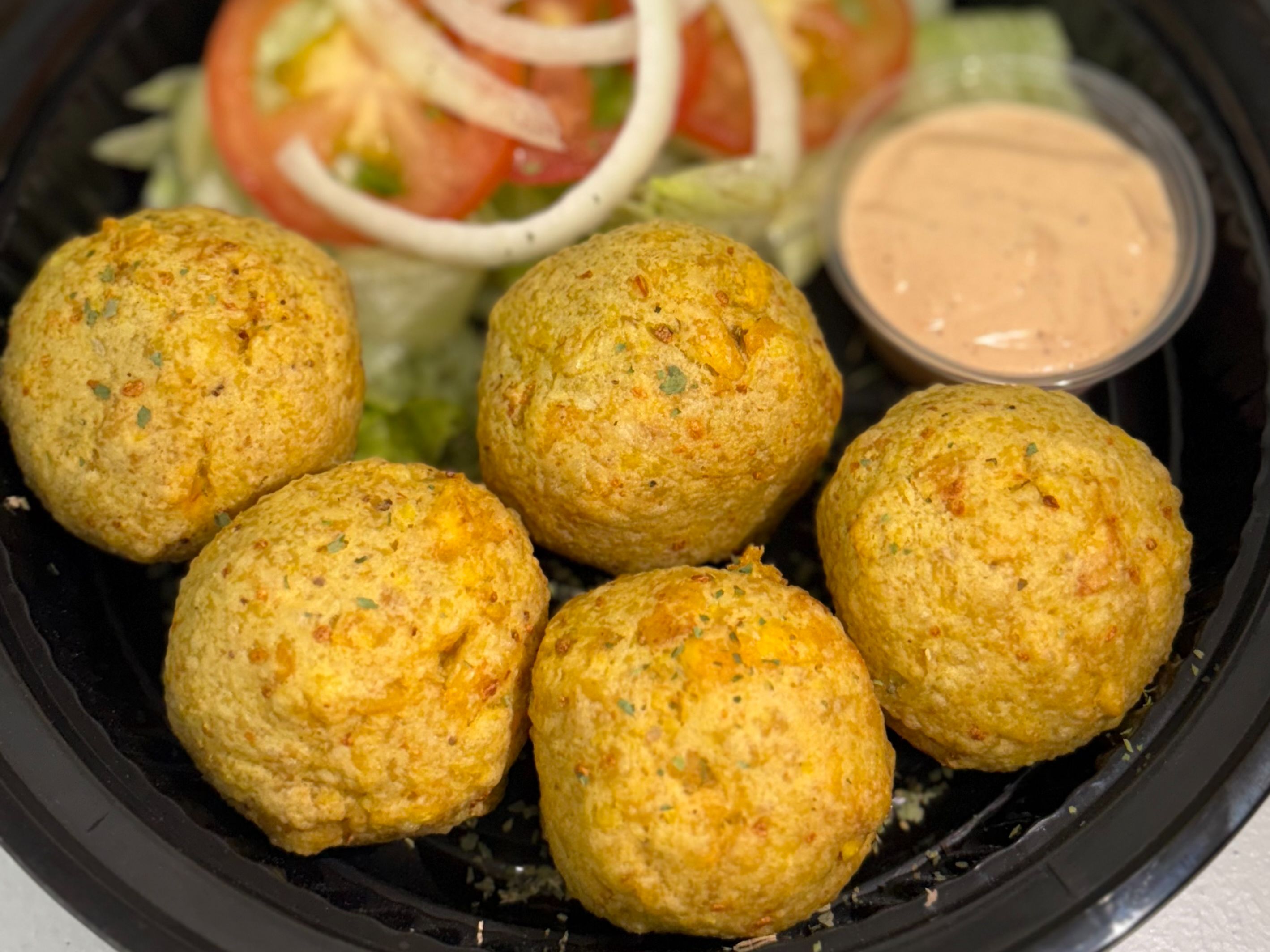 Cheese Mofongo + Pork Chops