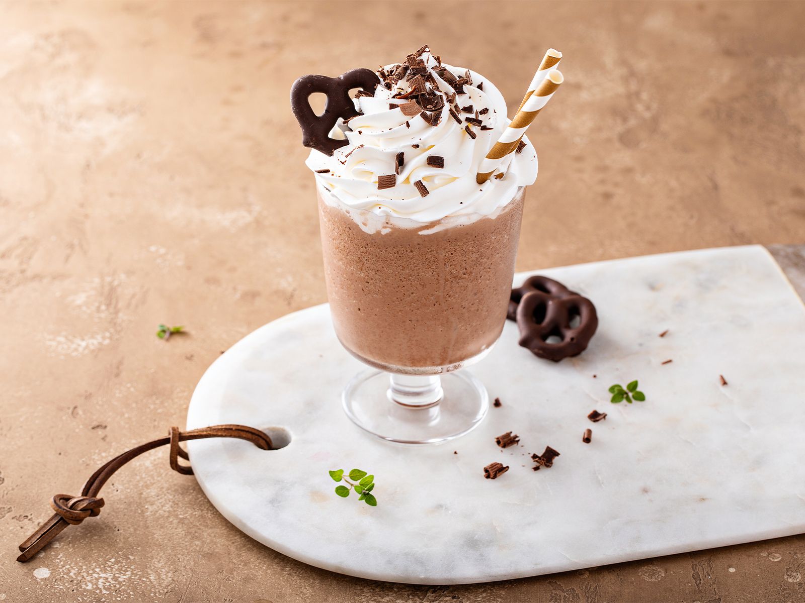 CHOCOLATE SHAKE.