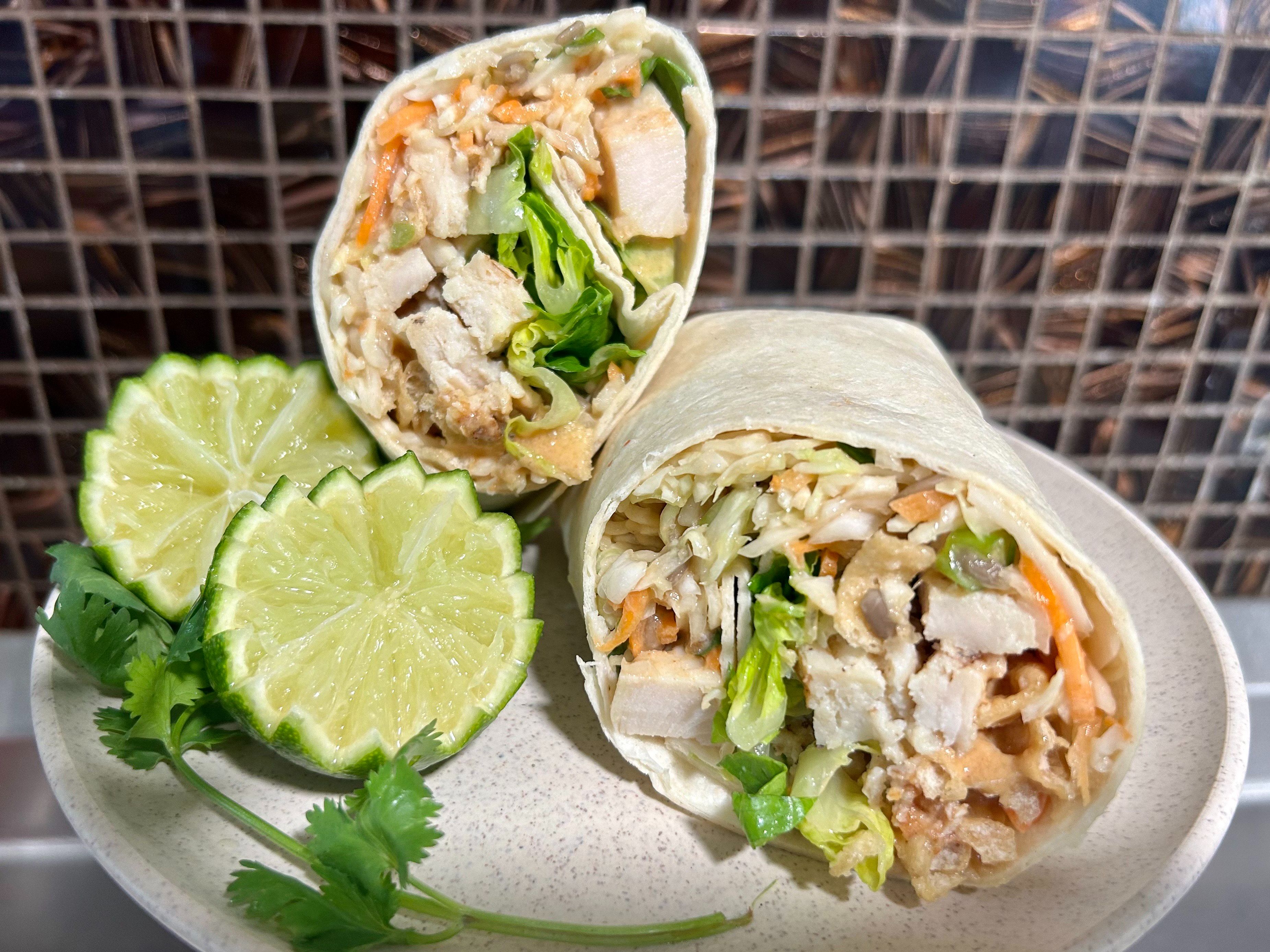 Sandwich Special - Thai Chicken Wrap.