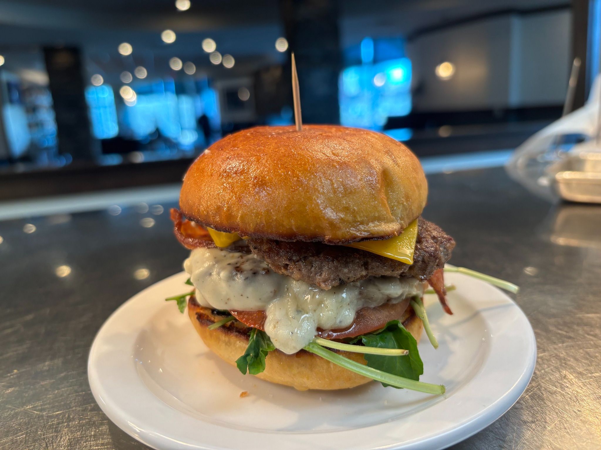 Bacon Bleu SmashBurger.