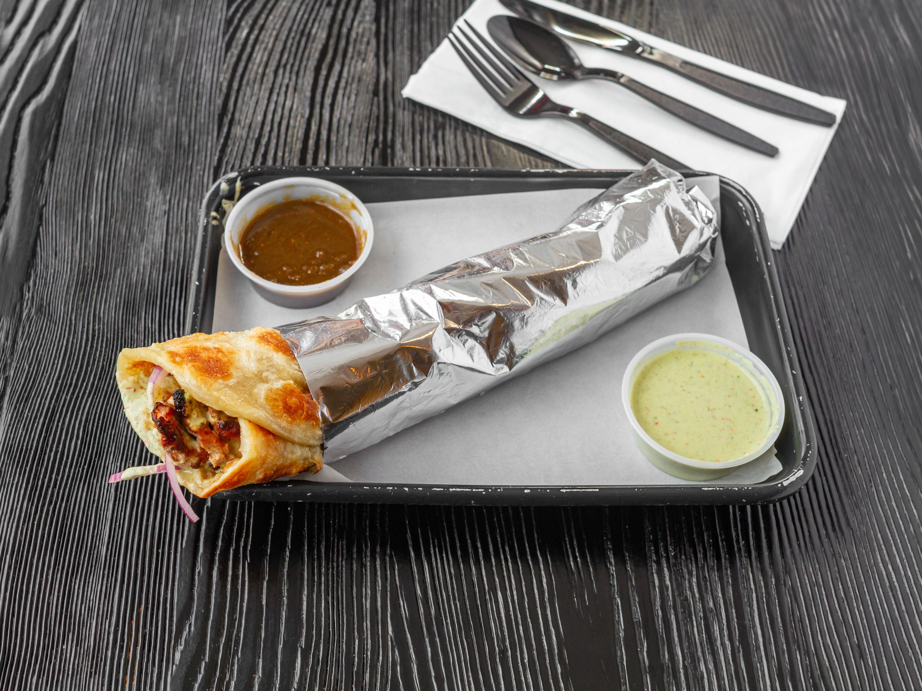 Chicken Tikka Paratha Roll