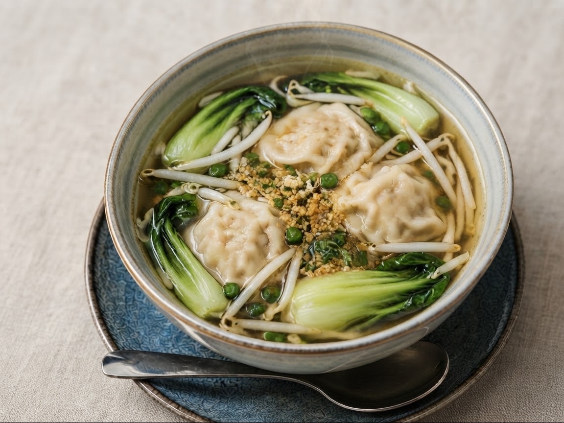 Thai Dumpling Soup.