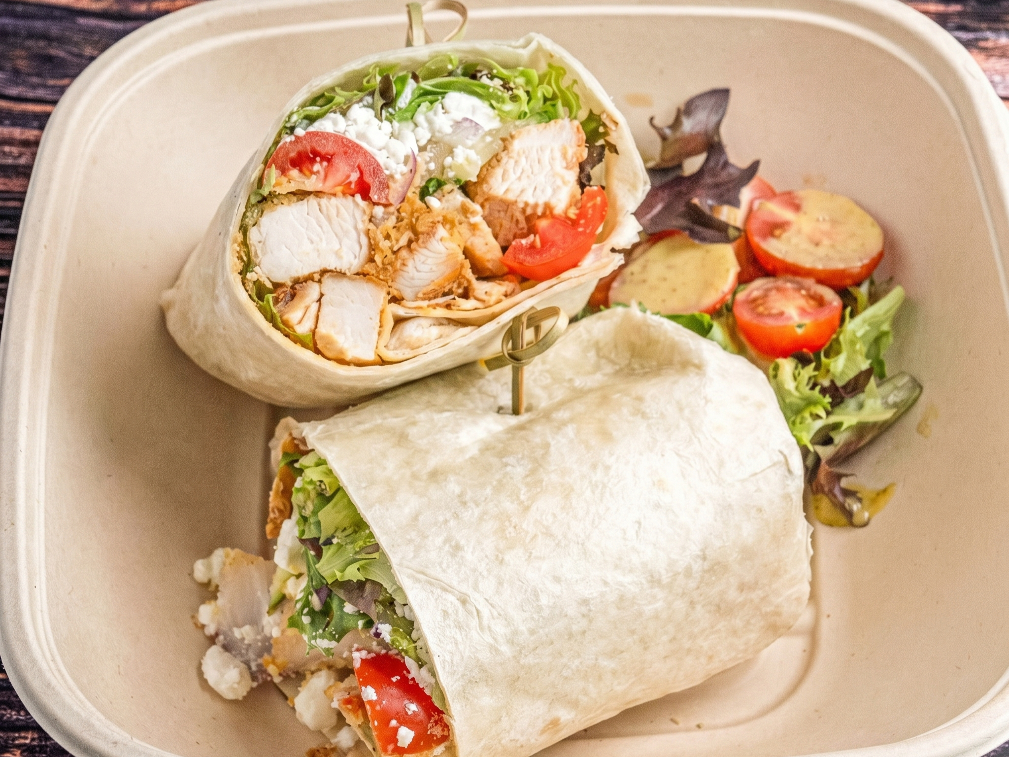 Mediterranean Wrap.