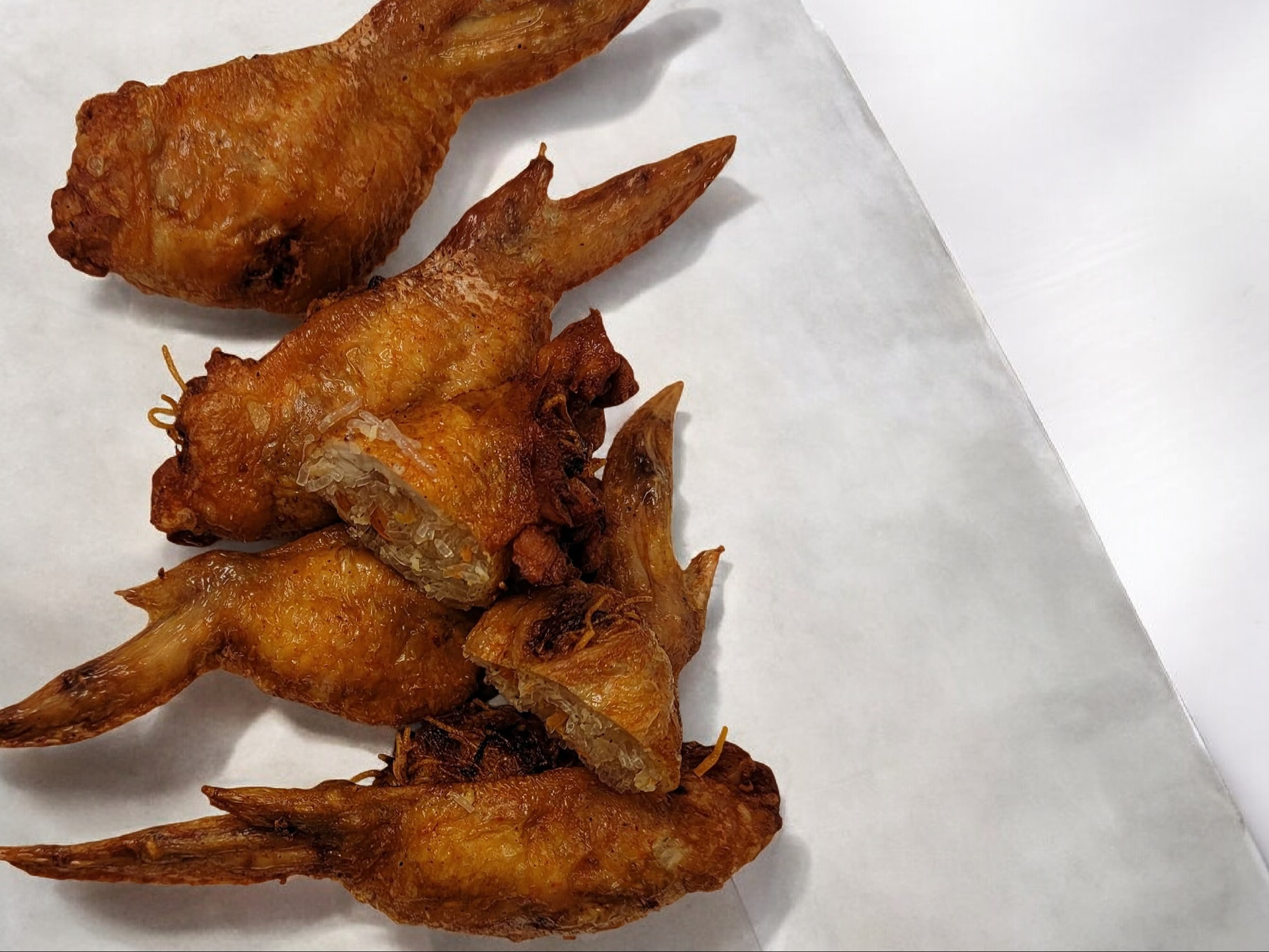 Stuffed Chicken Wing Only.