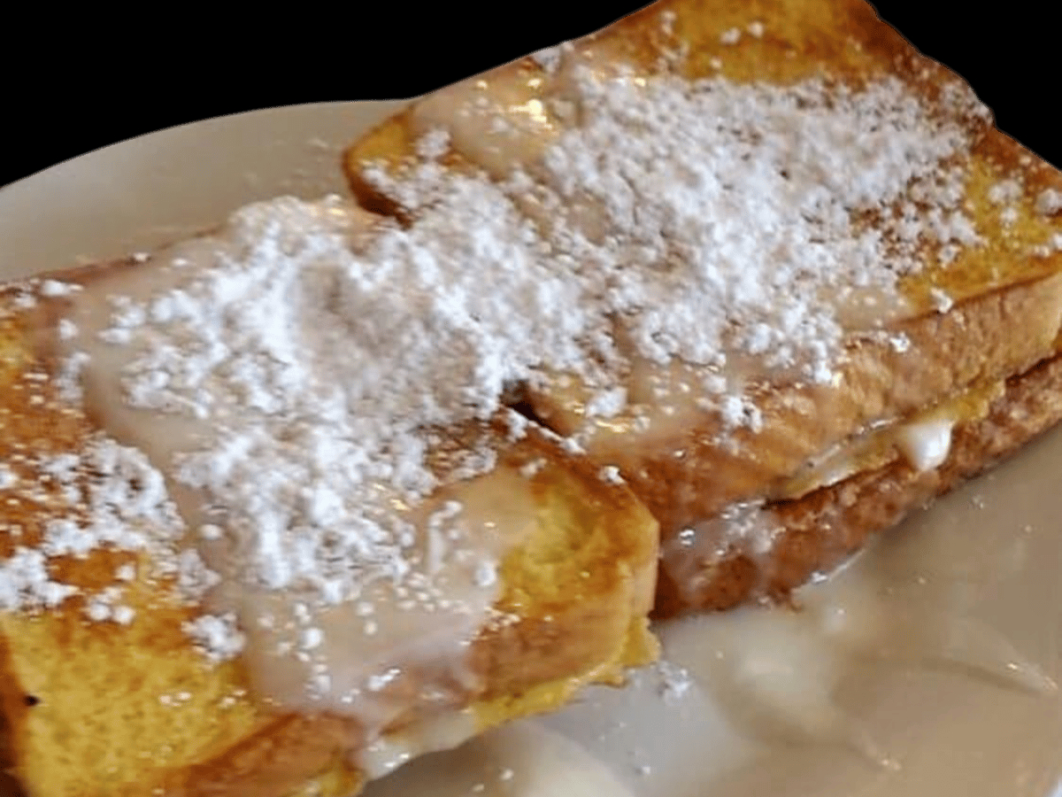 Apple Pie Stuffed French Toast.