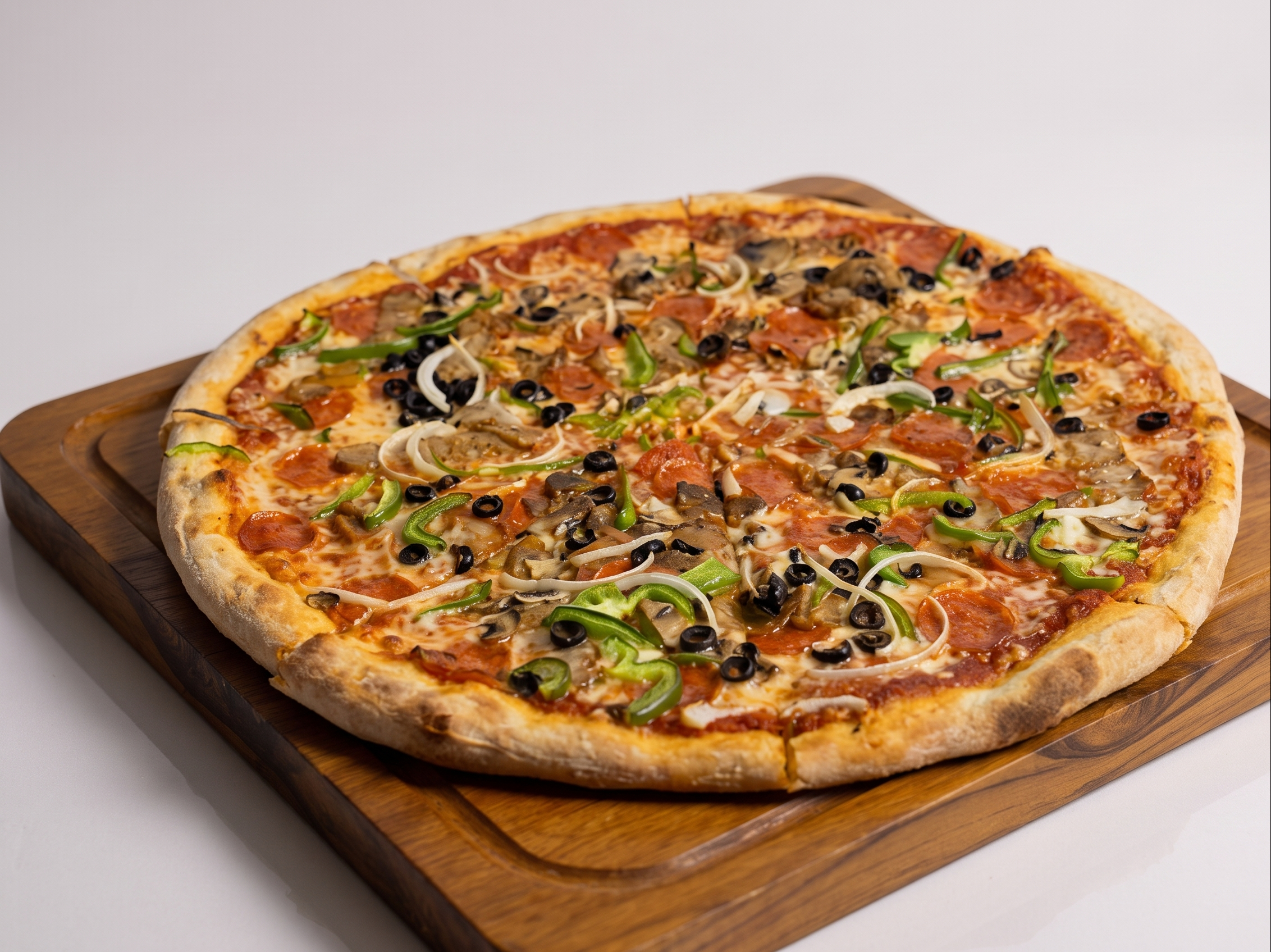 Everything "Supreme" Pizza.