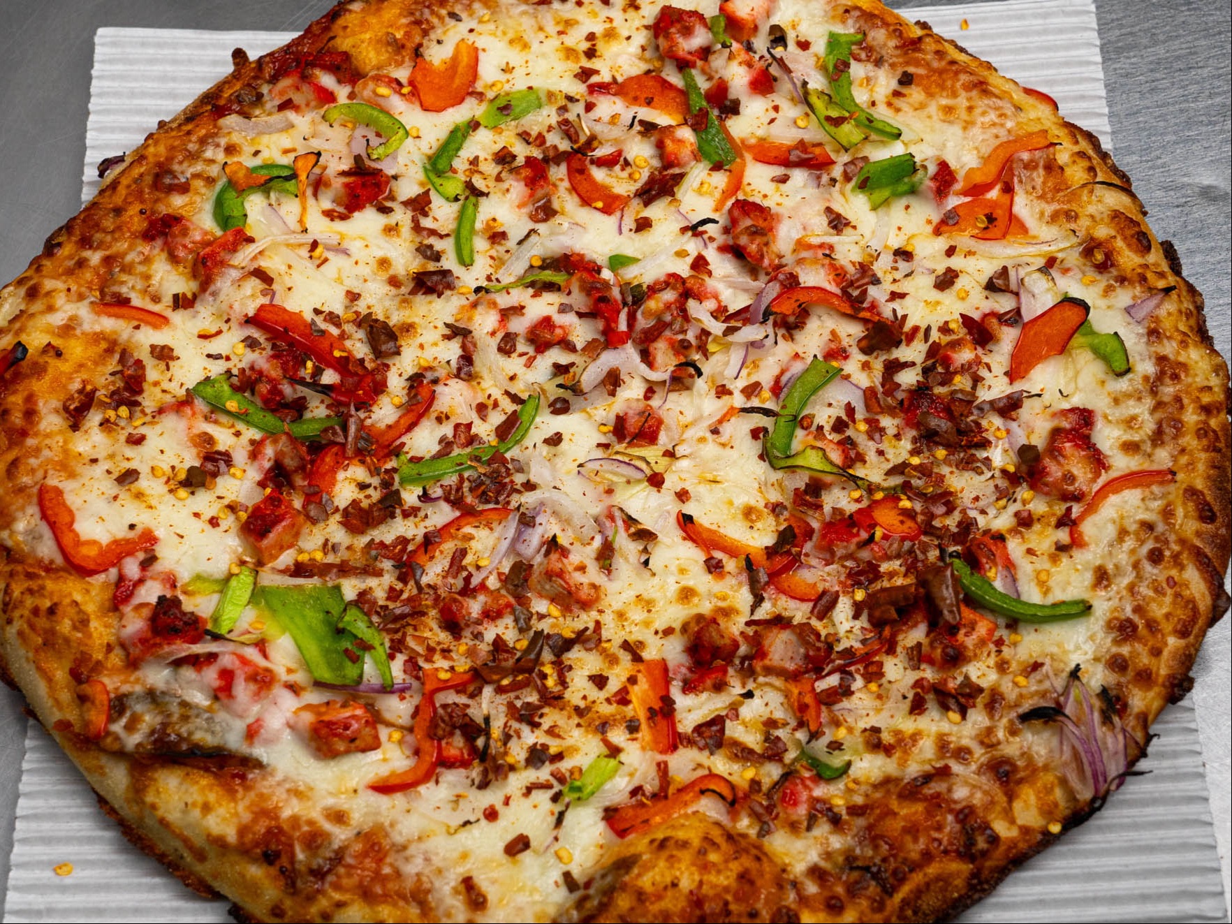Chicken 65 Pizza (Spicy)