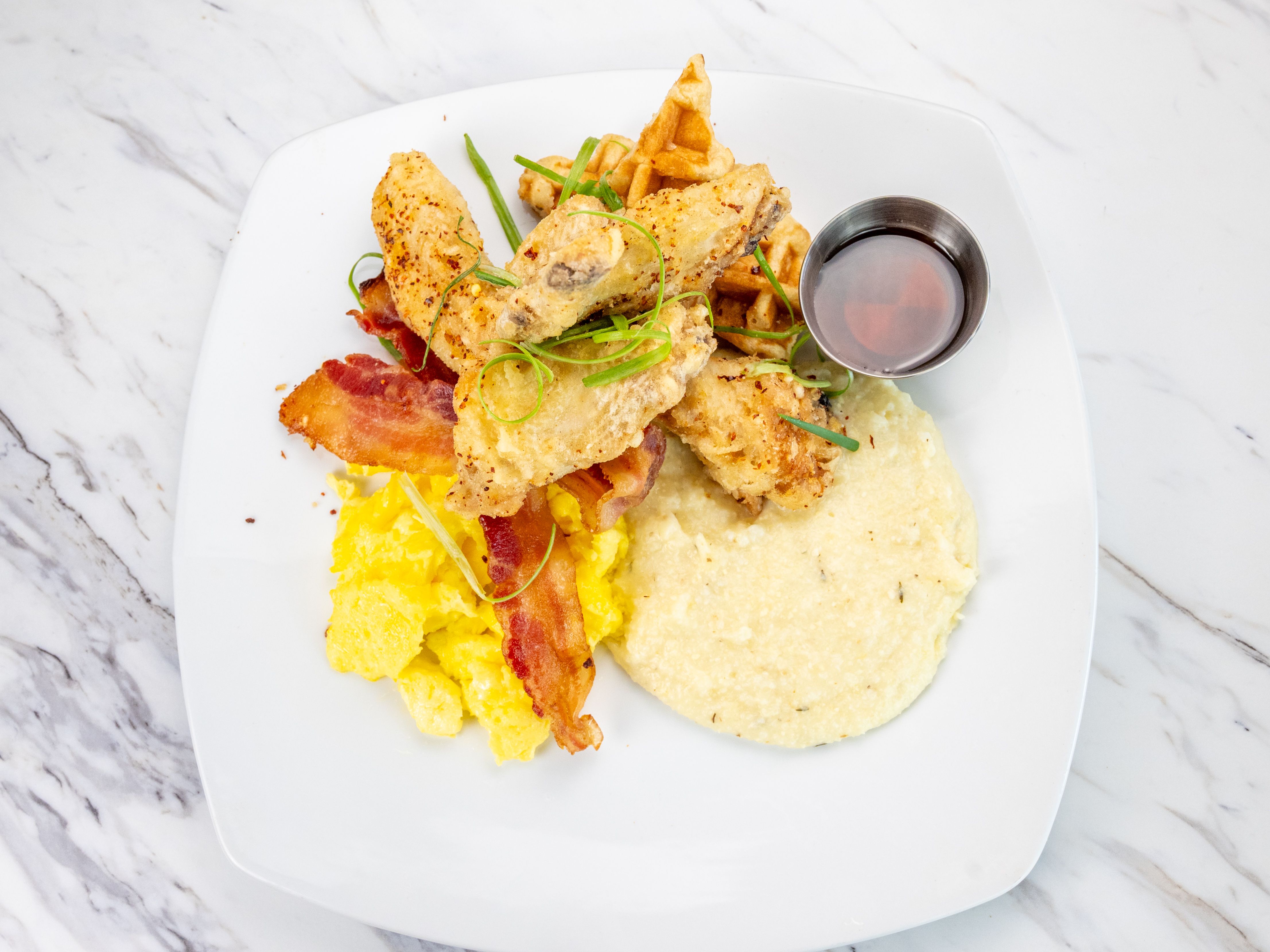 S & P Chicken (4) and Waffles (1)