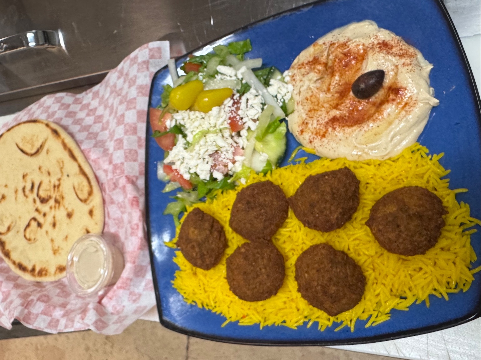 Falafel Plate.