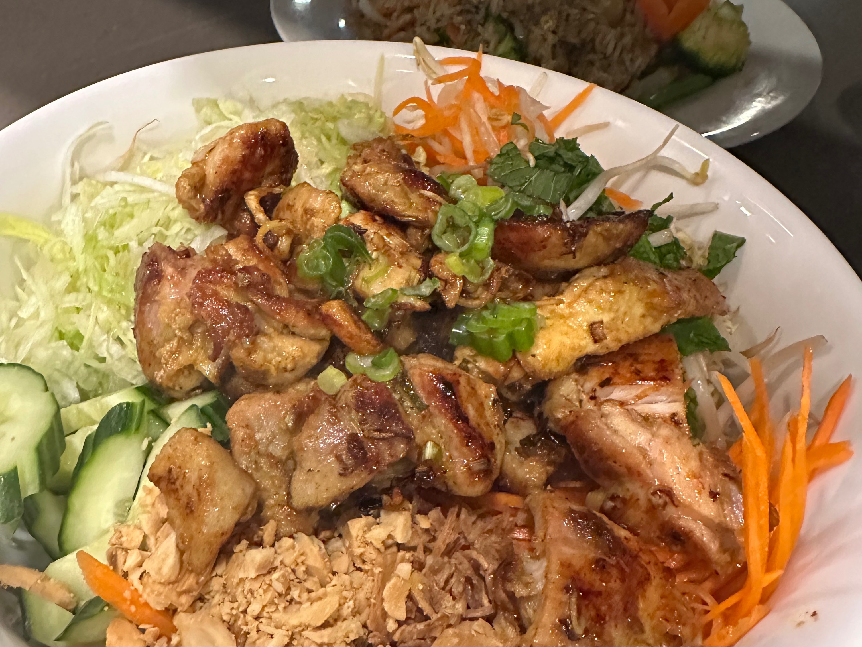 V9 Grilled Chicken Vermicelli Noodle Salad.