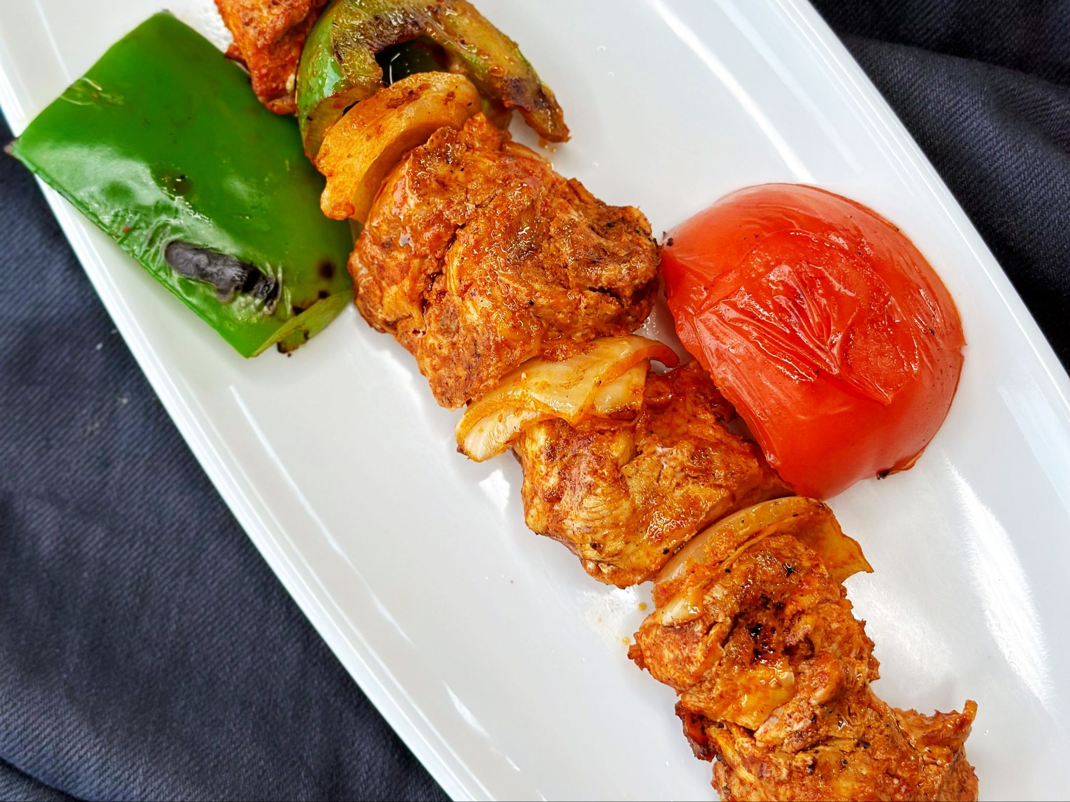 TANDOORI CHICKEN PLATTER.