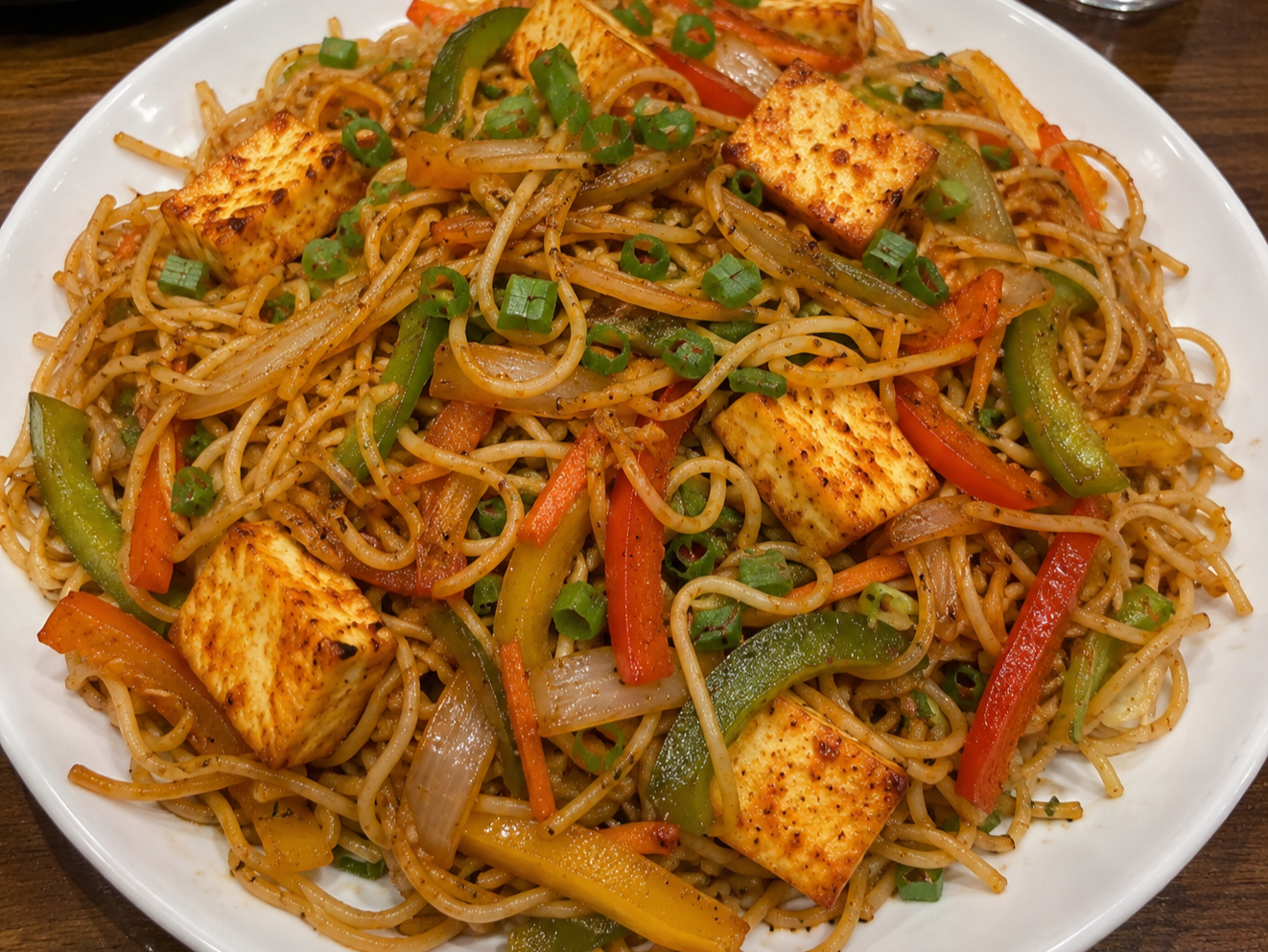 Paneer Noodles.
