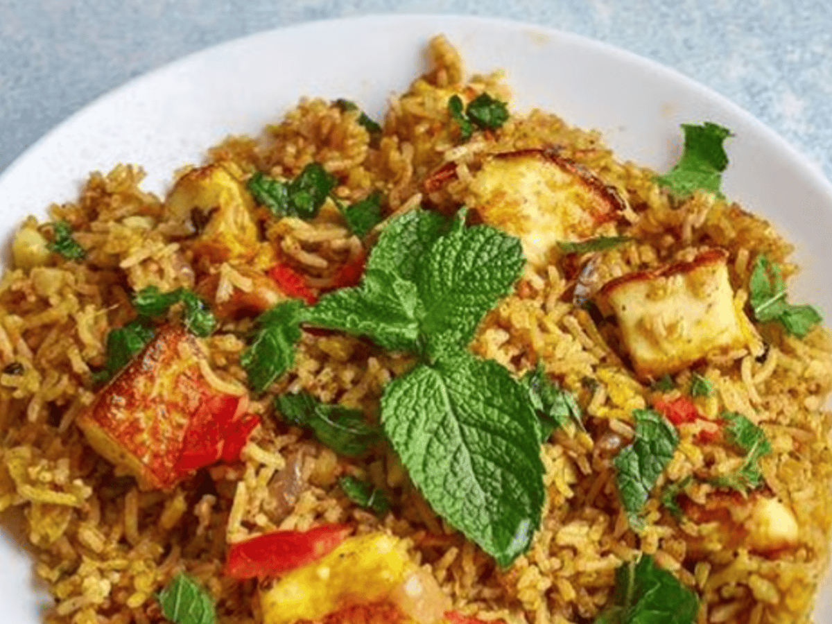 Vijayawada Paneer Biryani.