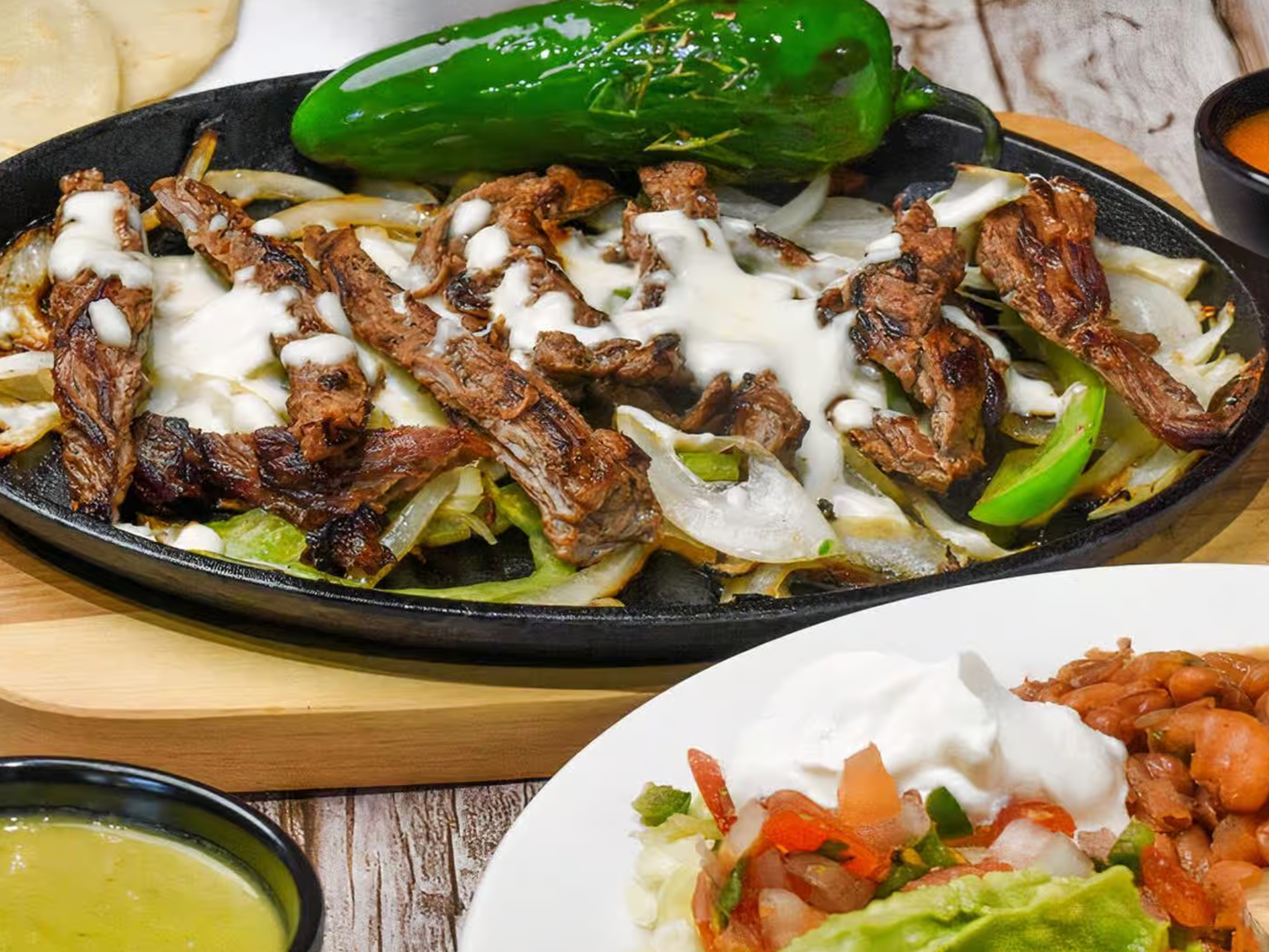 Fajita Dinner For Two.