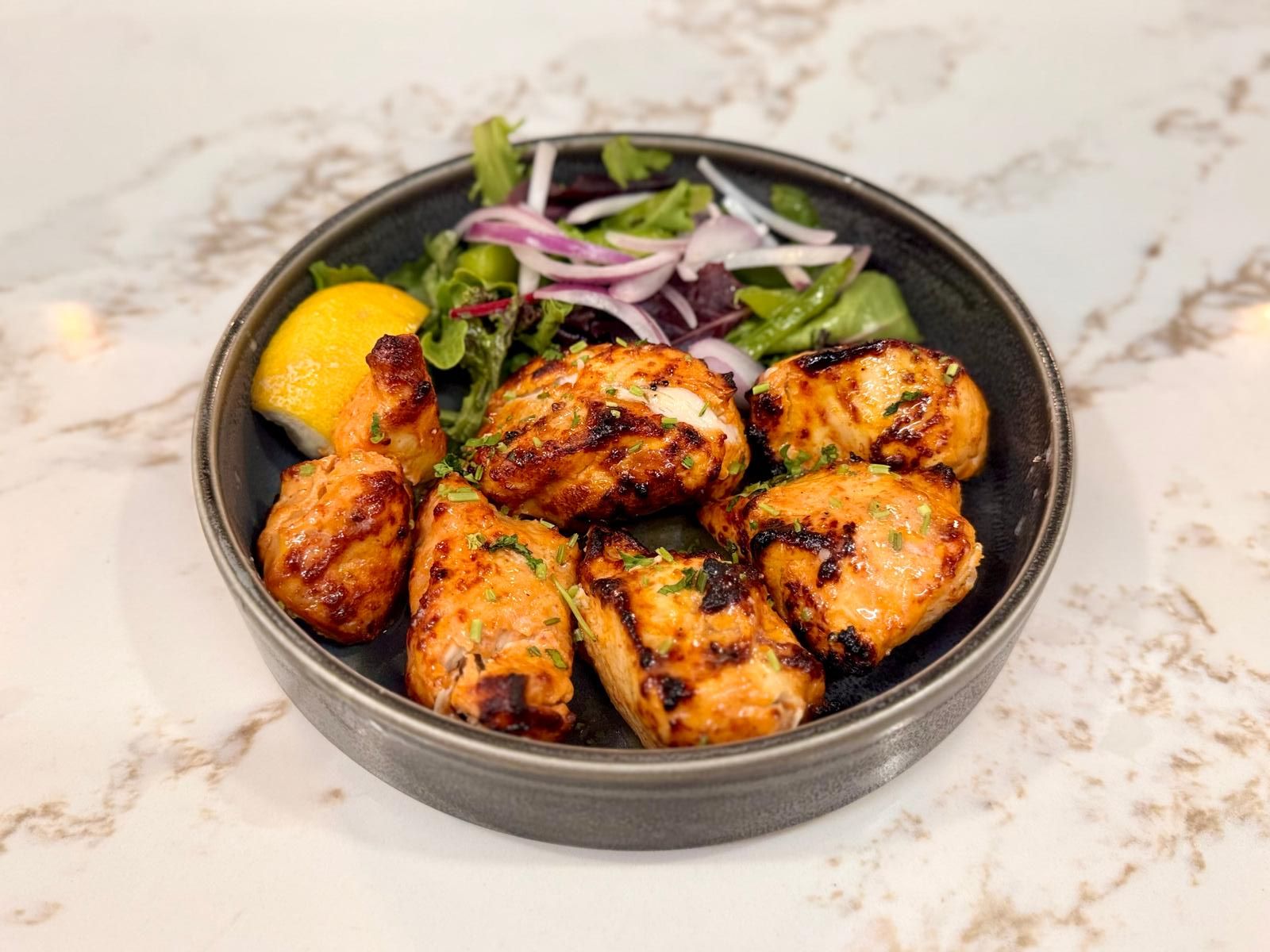Achari Chicken Tikka.