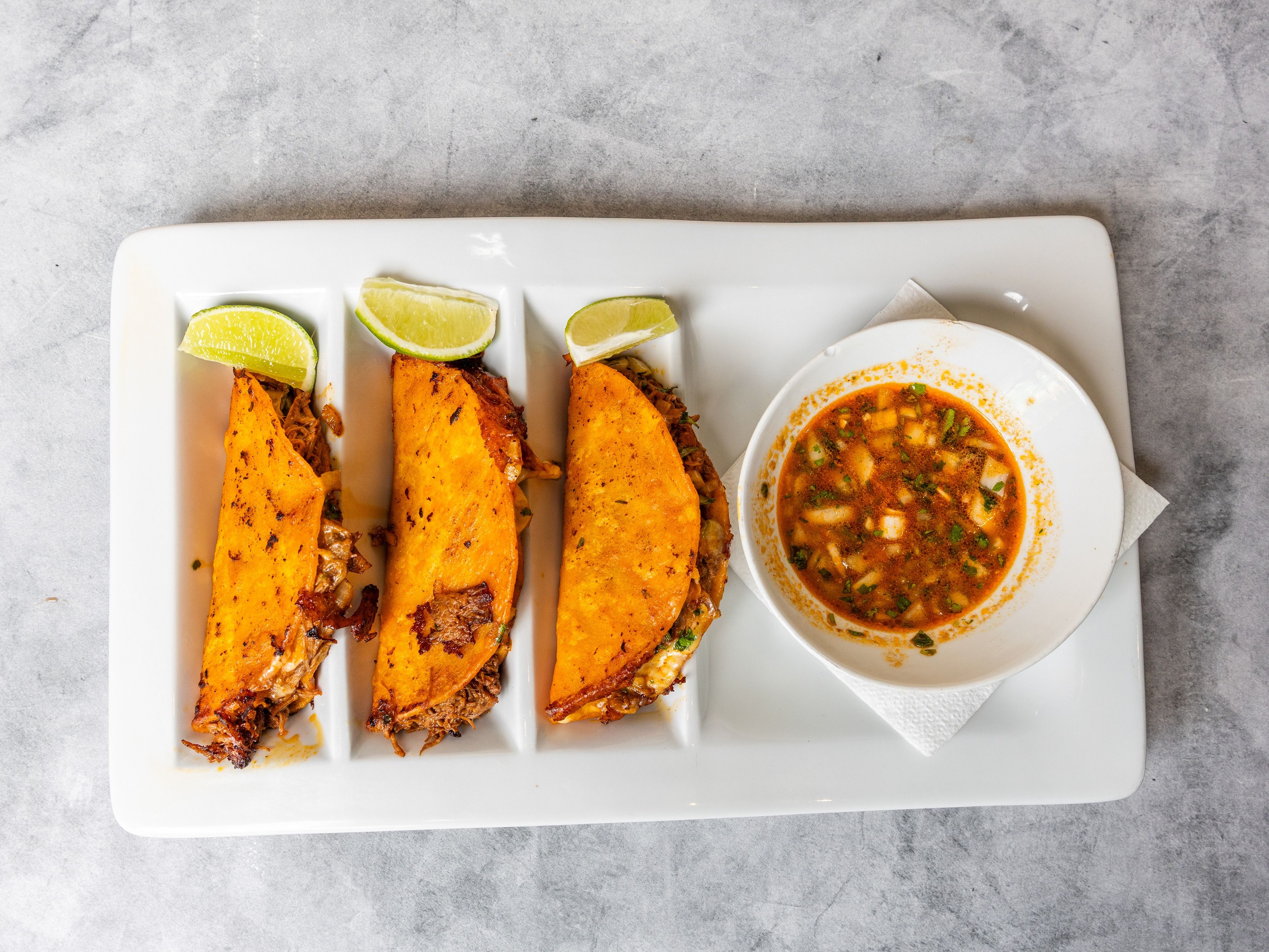 Tacos De Birria de Res.