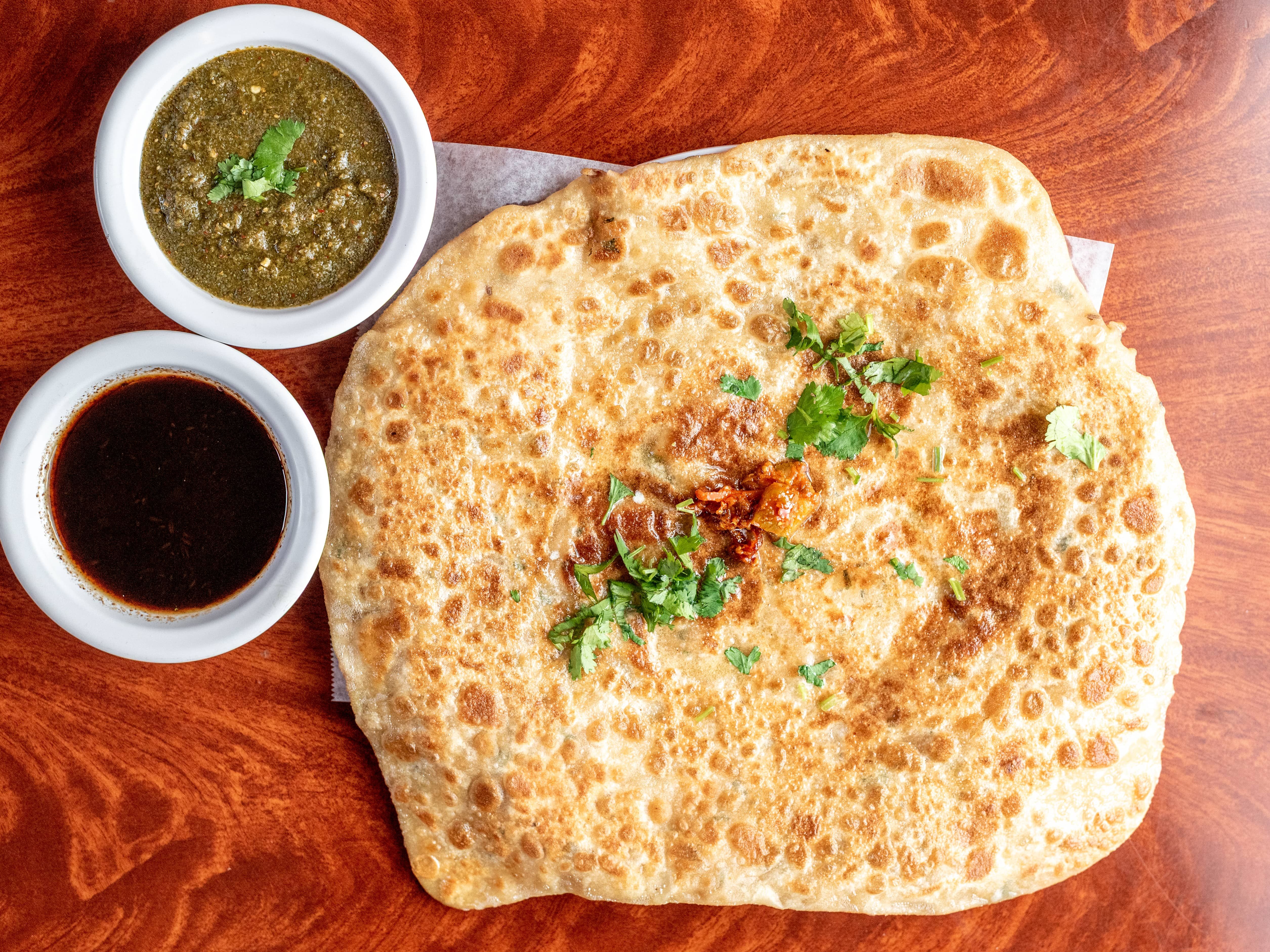 Whole Wheat Plain Paratha.