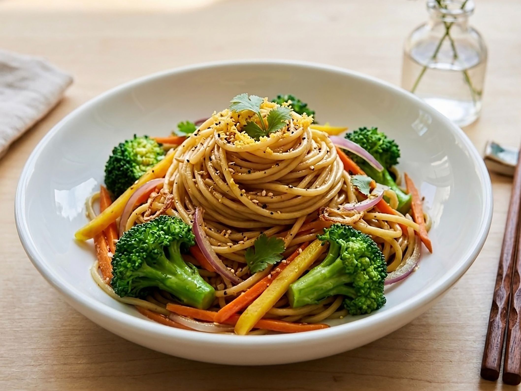 L6. Vegetable Lo-Mein Stir-Fry.