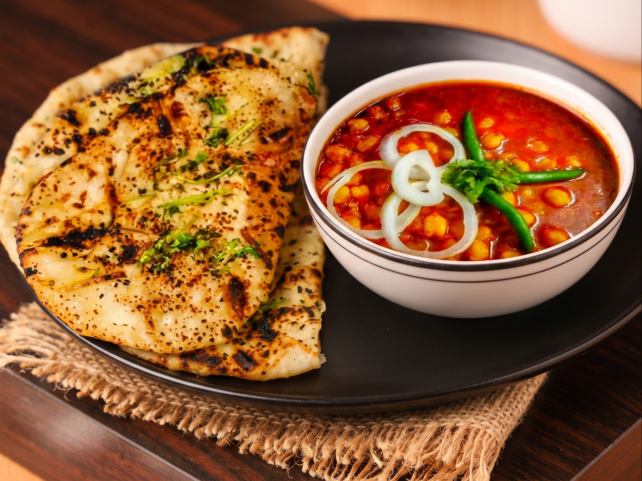Amritsari Kulcha/ Chole.