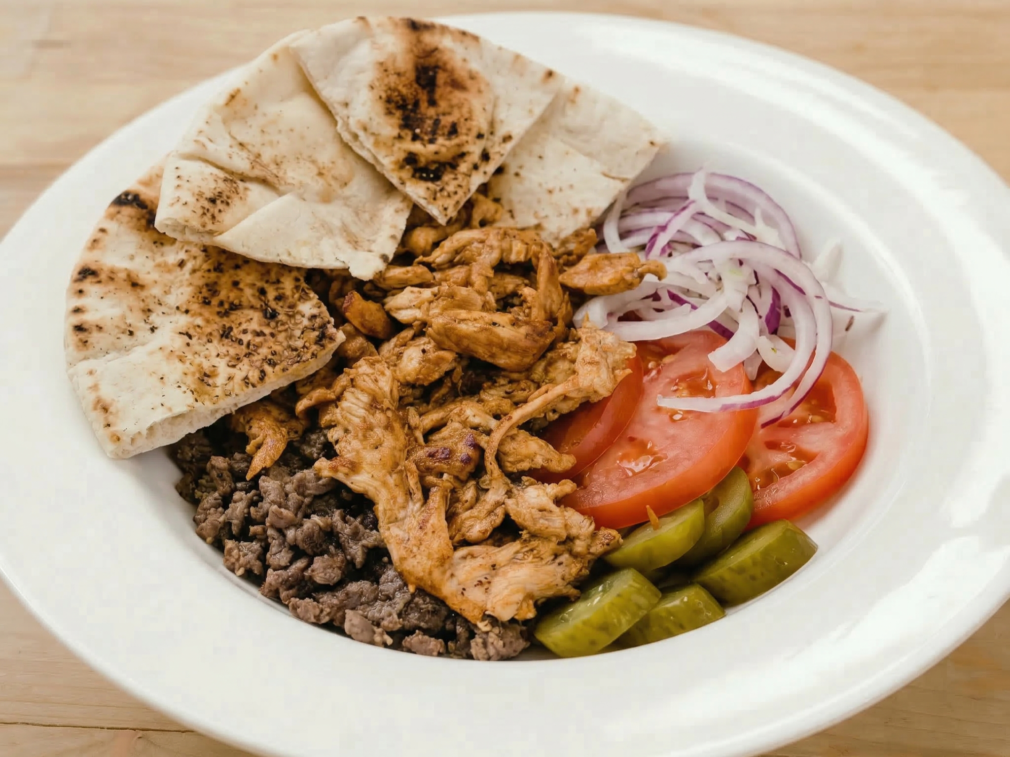 Mixed Shawarma Plate.