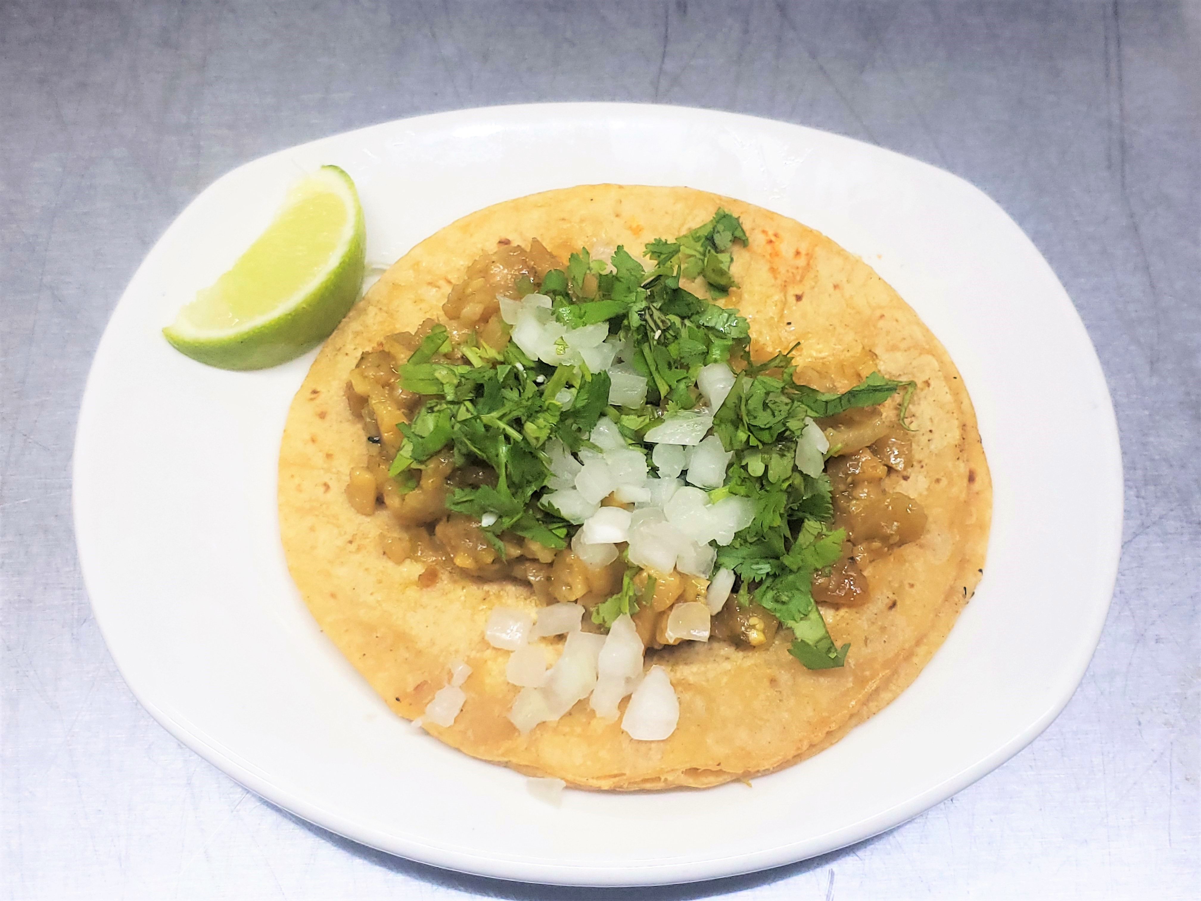 Chicharron Taco.
