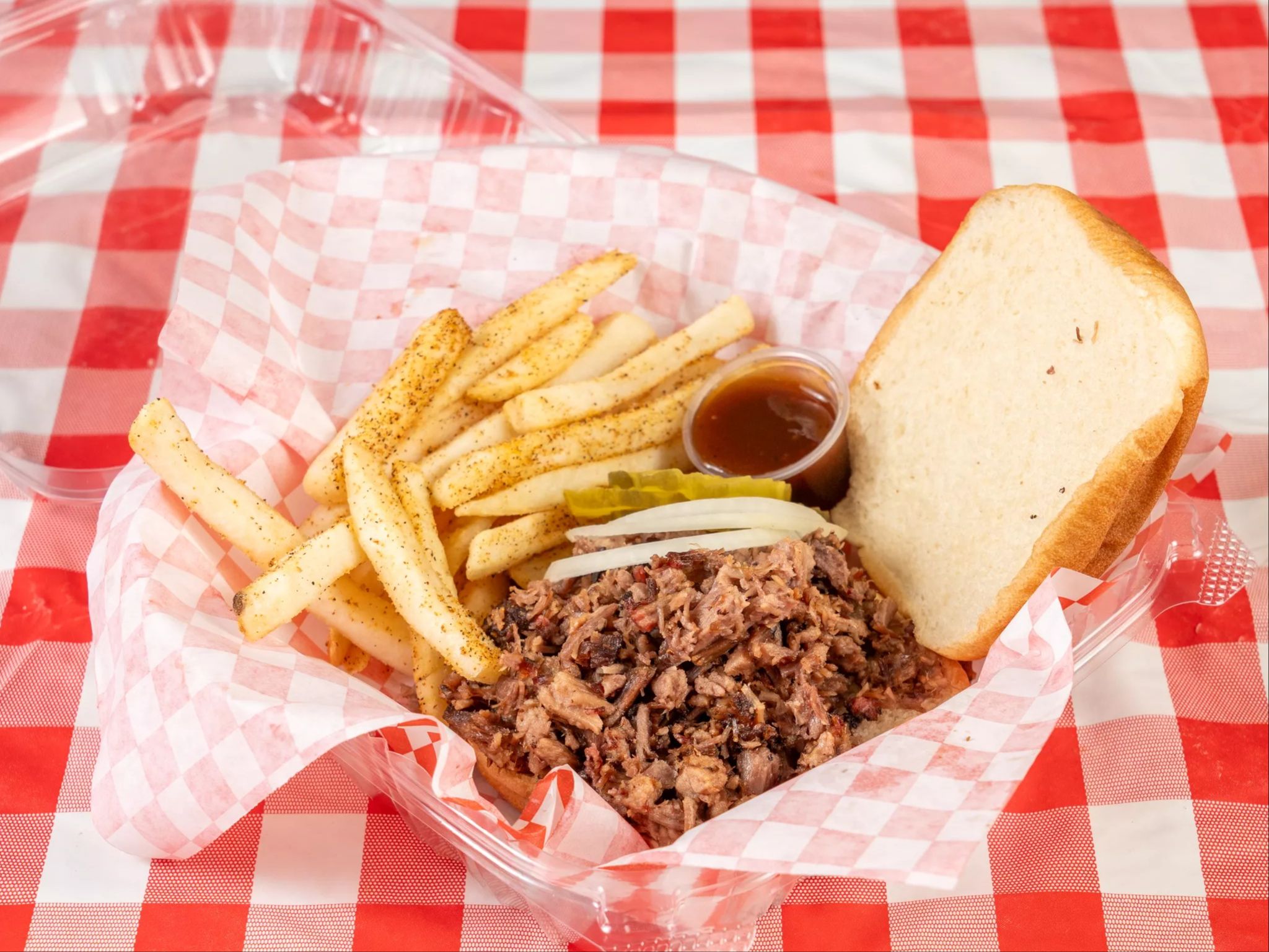 Chop Brisket Sandwich