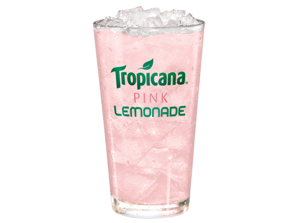 Tropicana Pink Lemonade.