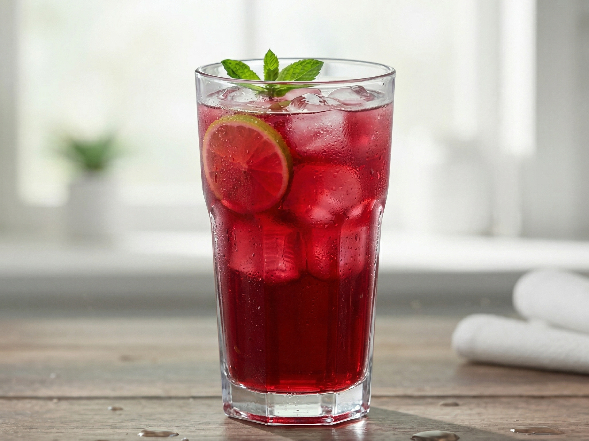 Jamaica (Hibiscus) Agua Fresca.