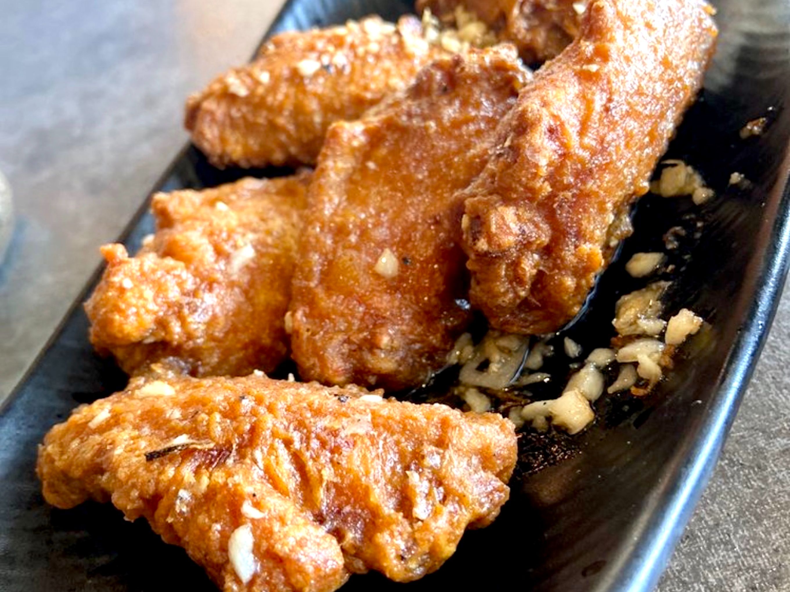 Butter Garlic Chicken Wings.