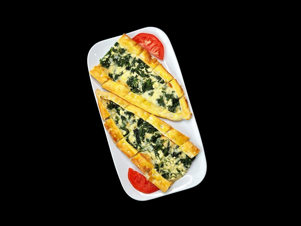 Pide W/spinach And Trio Cheese.