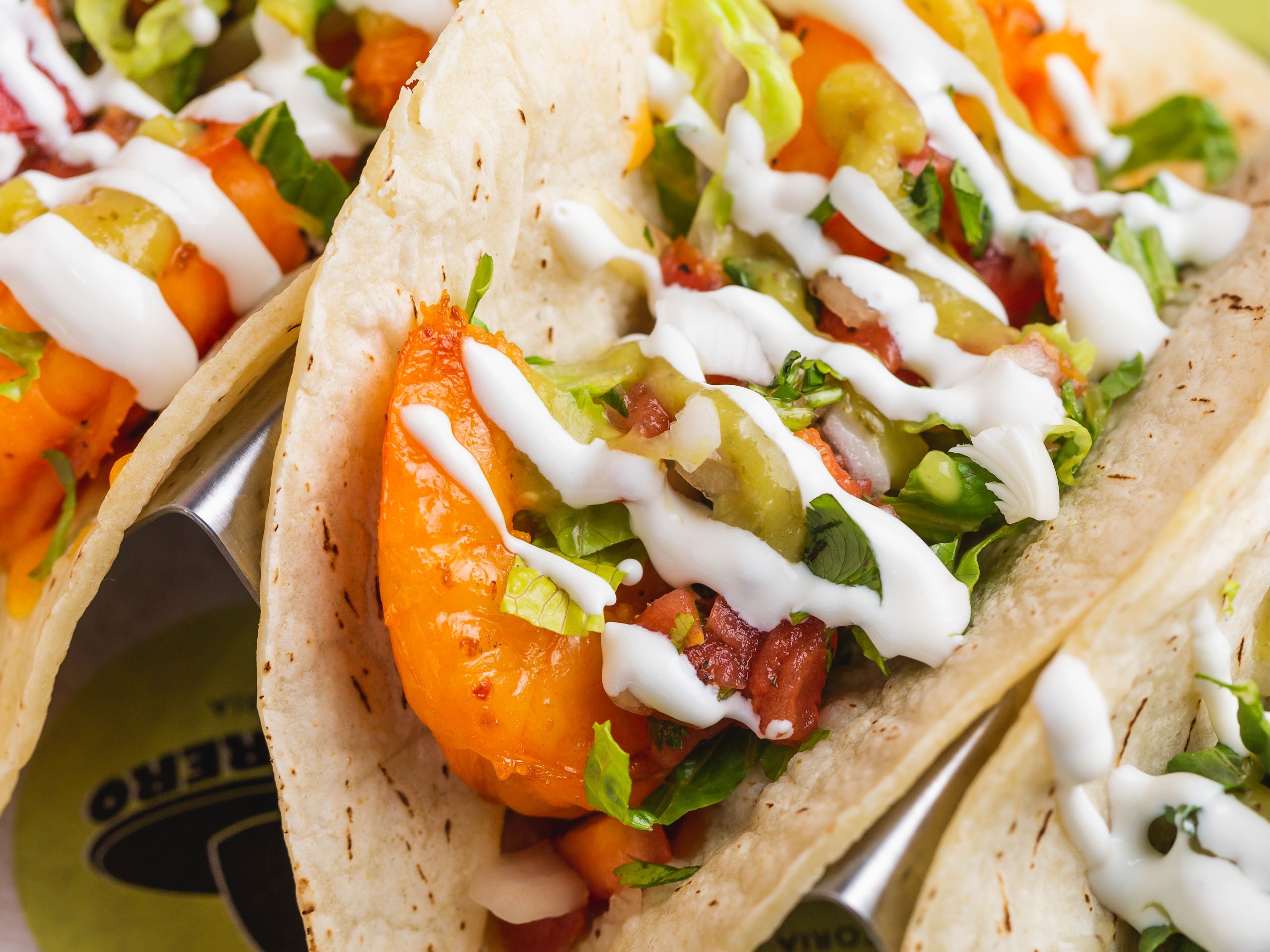 Shrimp A La Plancha Taco.