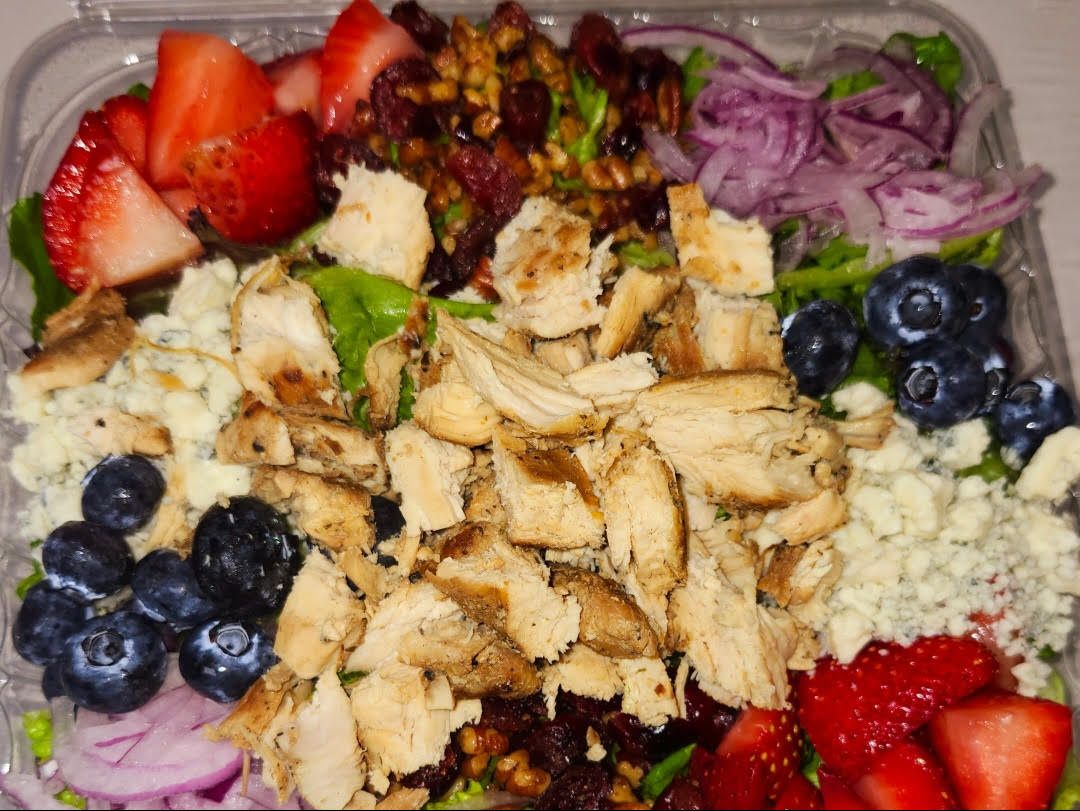 Mixed Berry Chick Salad.