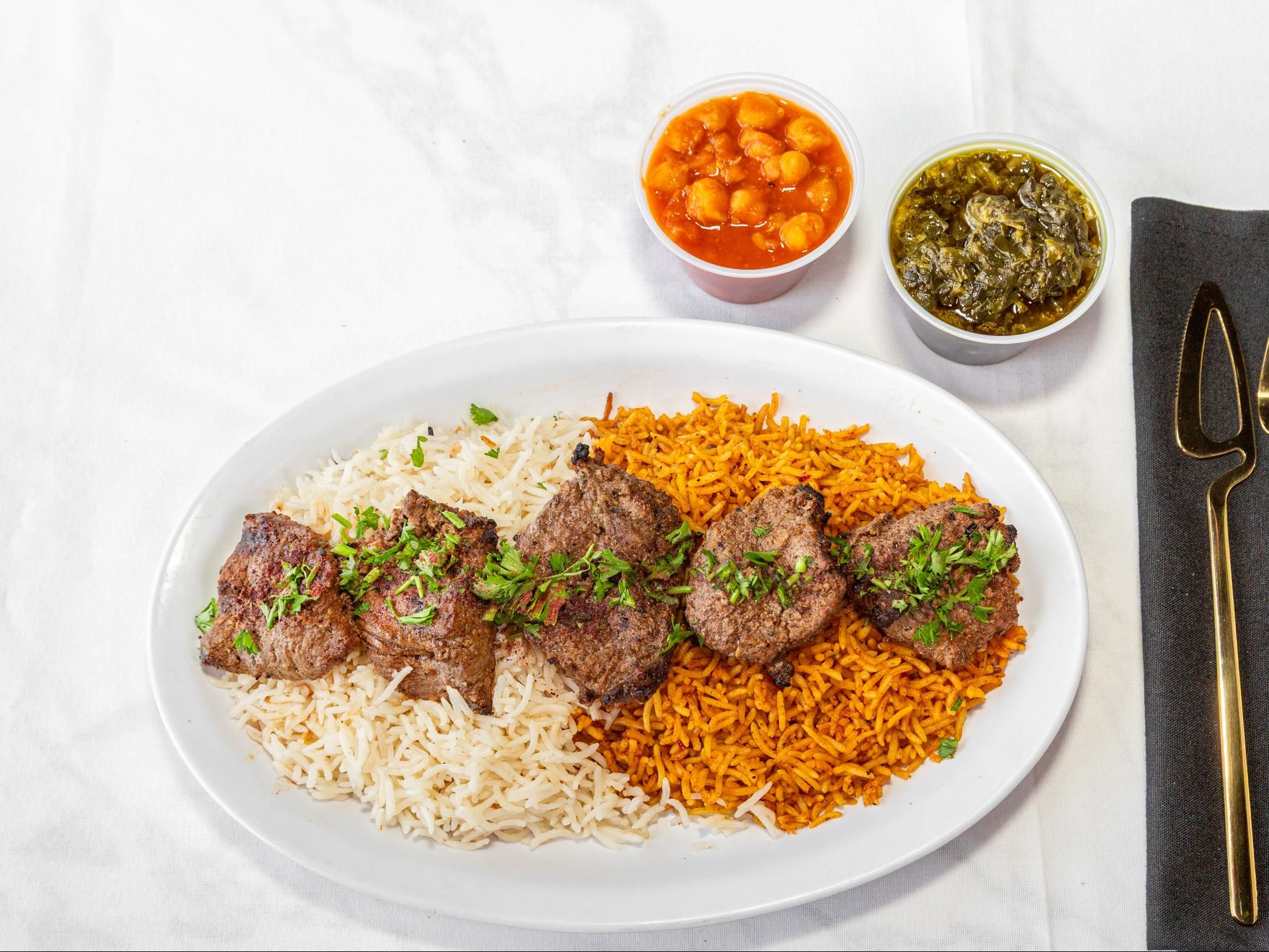 Beef Kabob.