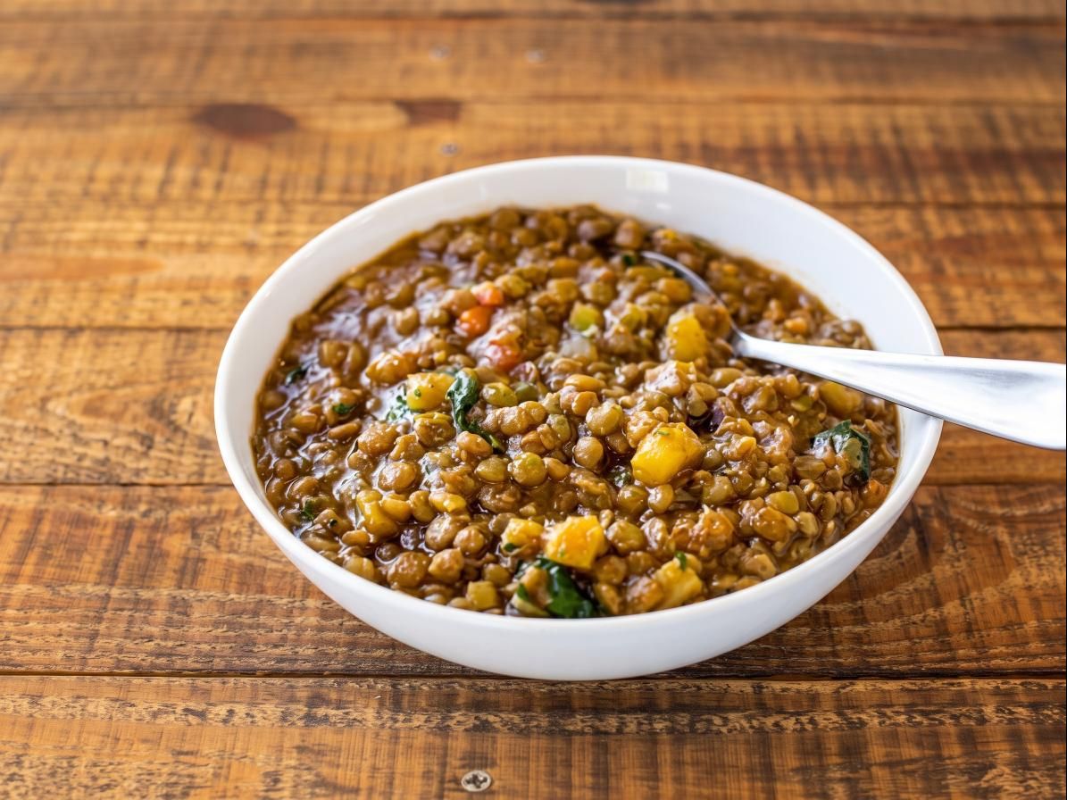 Vegetable Lentil Soup.